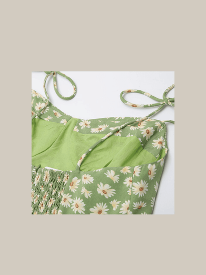 Pastel Green Daisy One Piece - LOVE POMME POMME