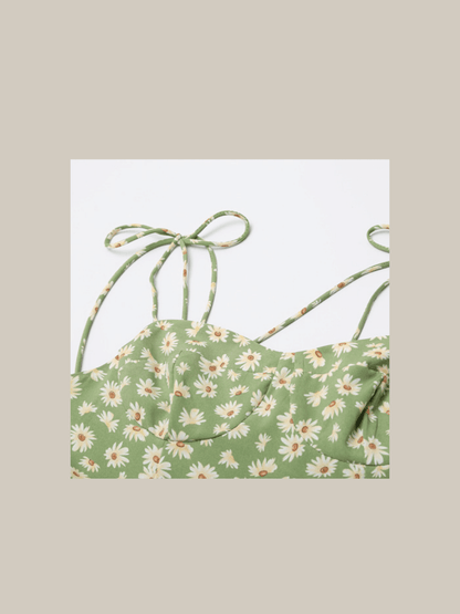 Pastel Green Daisy One Piece - LOVE POMME POMME