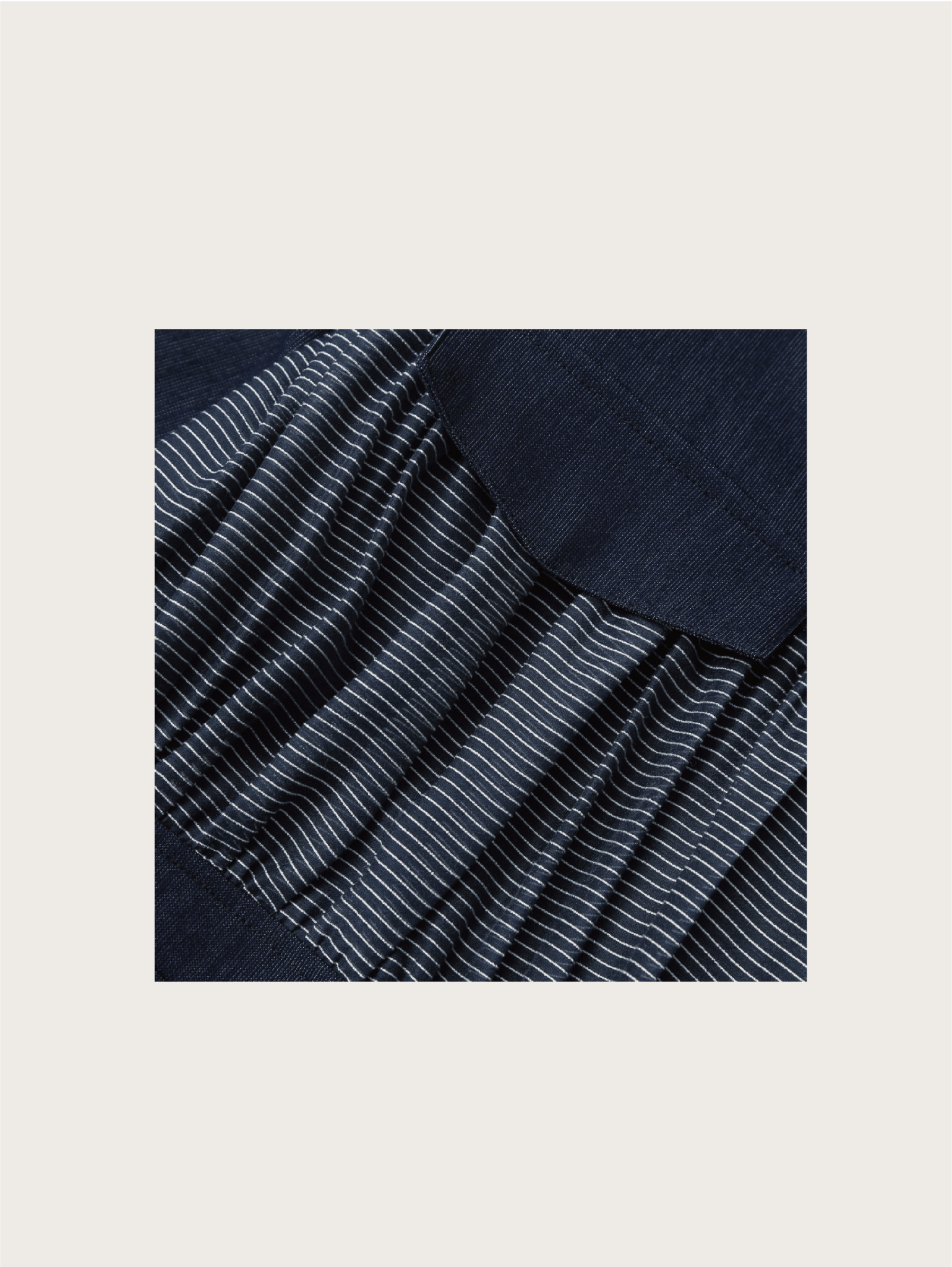 Pattern Stitching Asymmetry Dress - LOVE POMME POMME