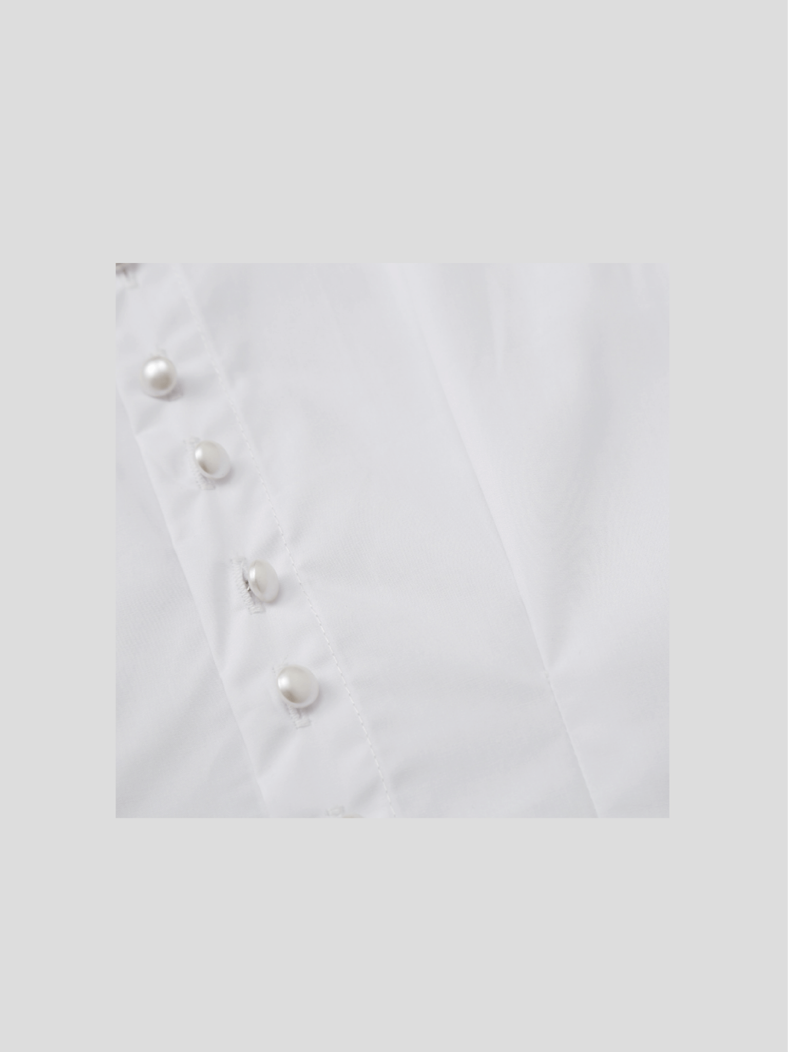 Pearl Button Accordion-Pleats Shirt - LOVE POMME POMME