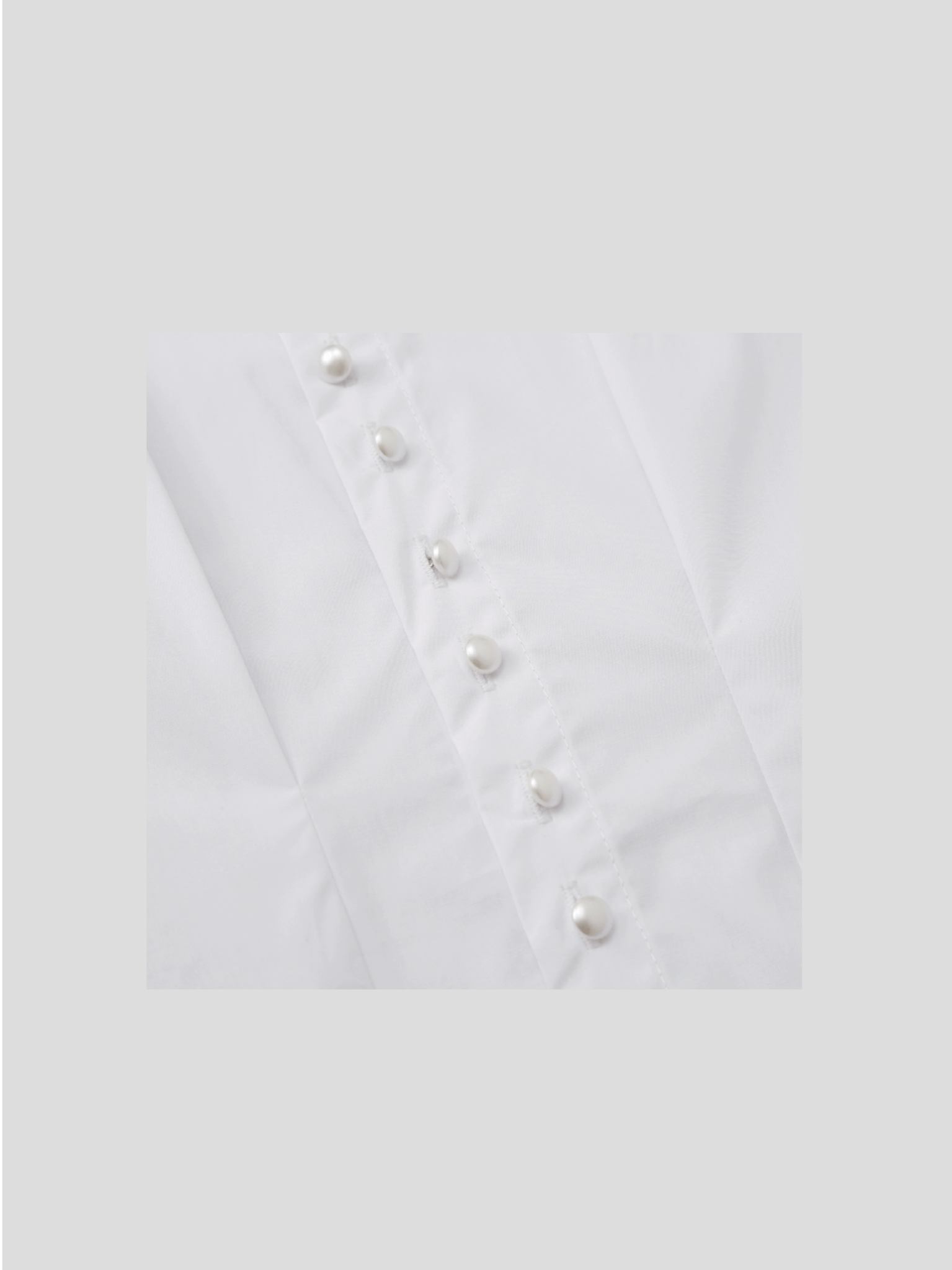 Pearl Button Accordion-Pleats Shirt - LOVE POMME POMME