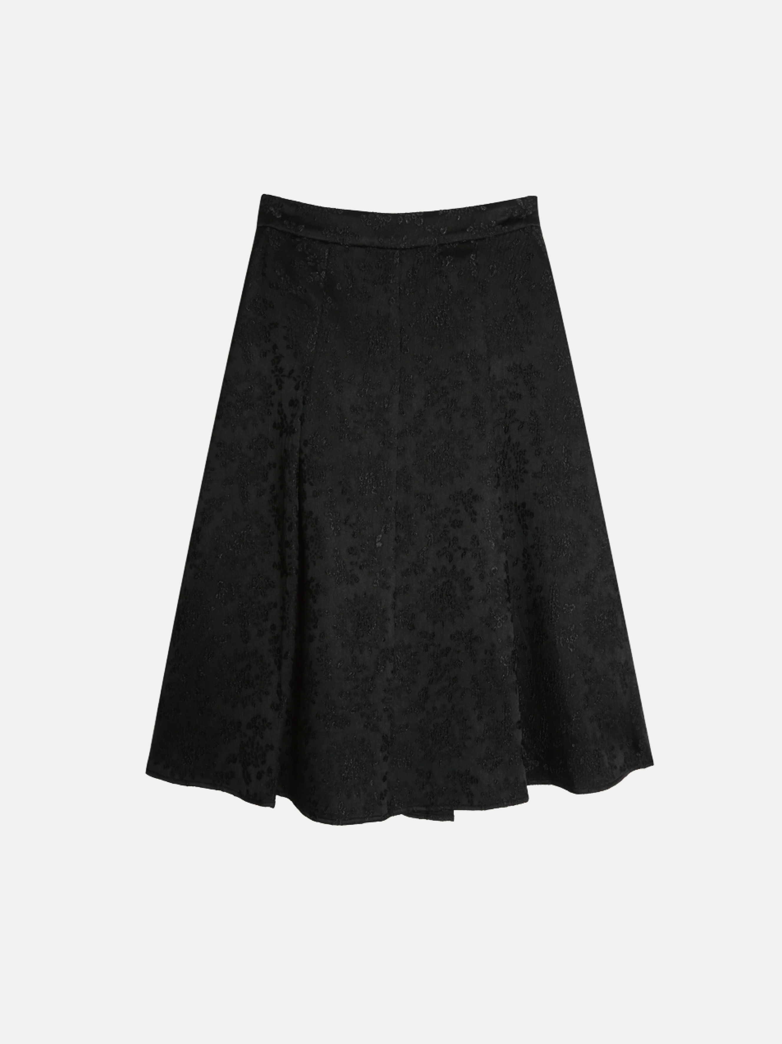 Floral Jacquard Skirt 