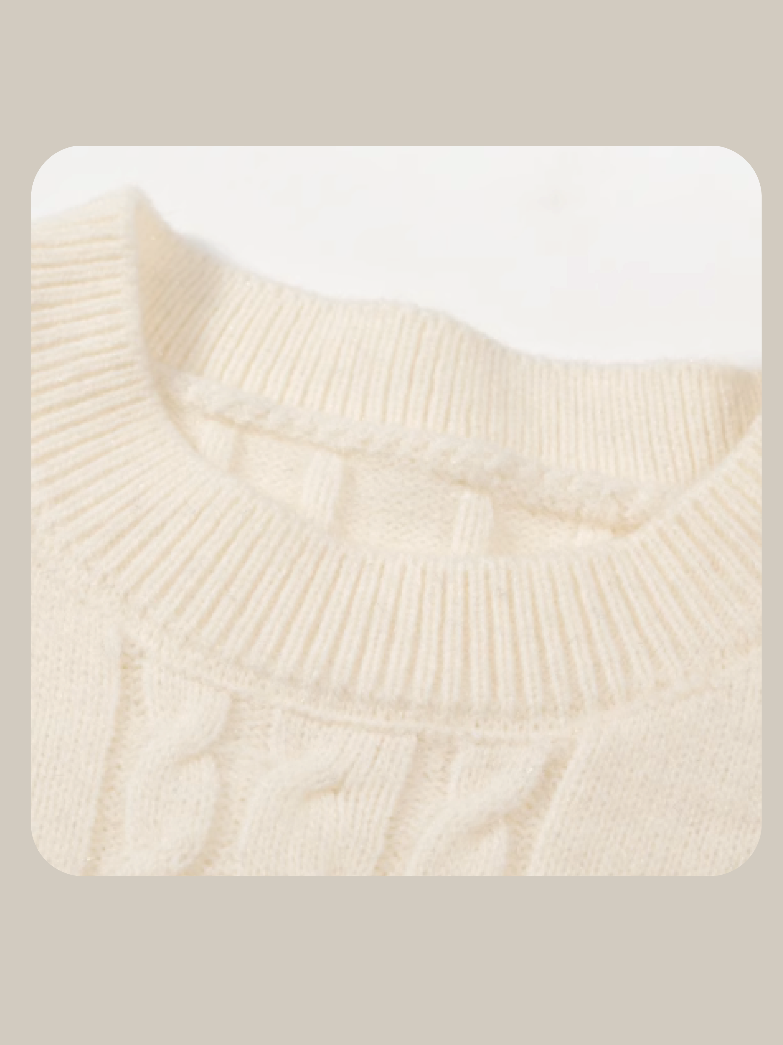 Moveable Sleeve Rib Sweater 袖リブセーター