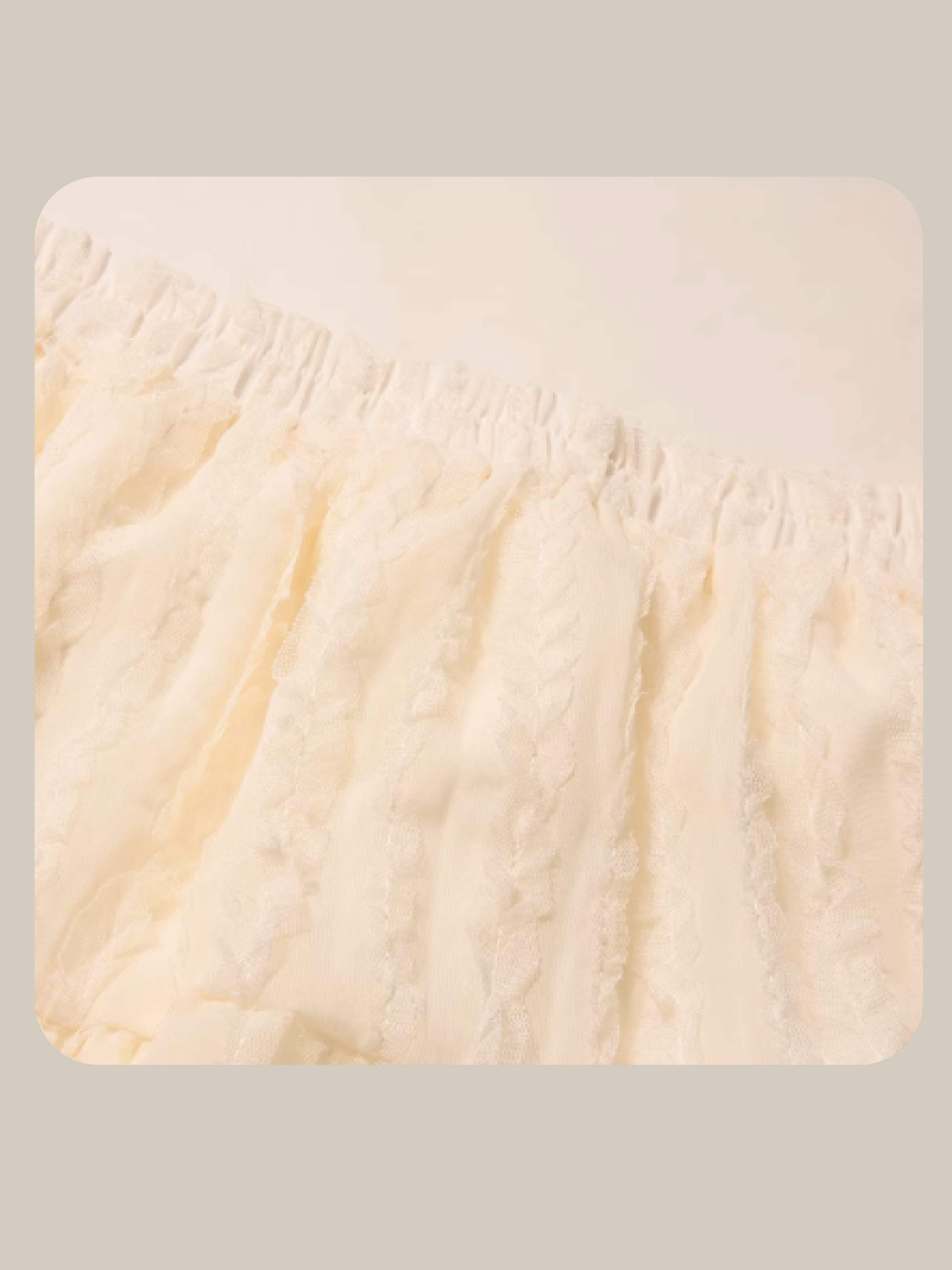 Pleats Chiffon Lace Skirt プリーツシフォンレーススカート