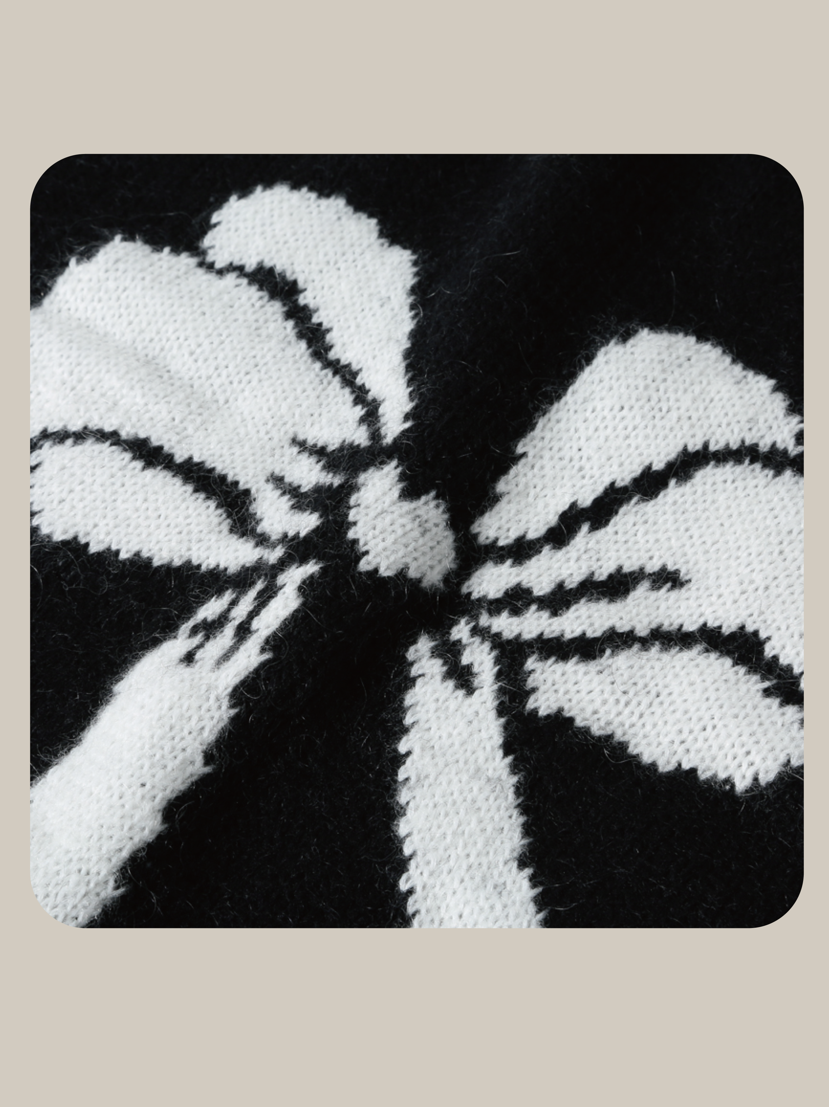 Big Ribbon Embroidery Sweater 