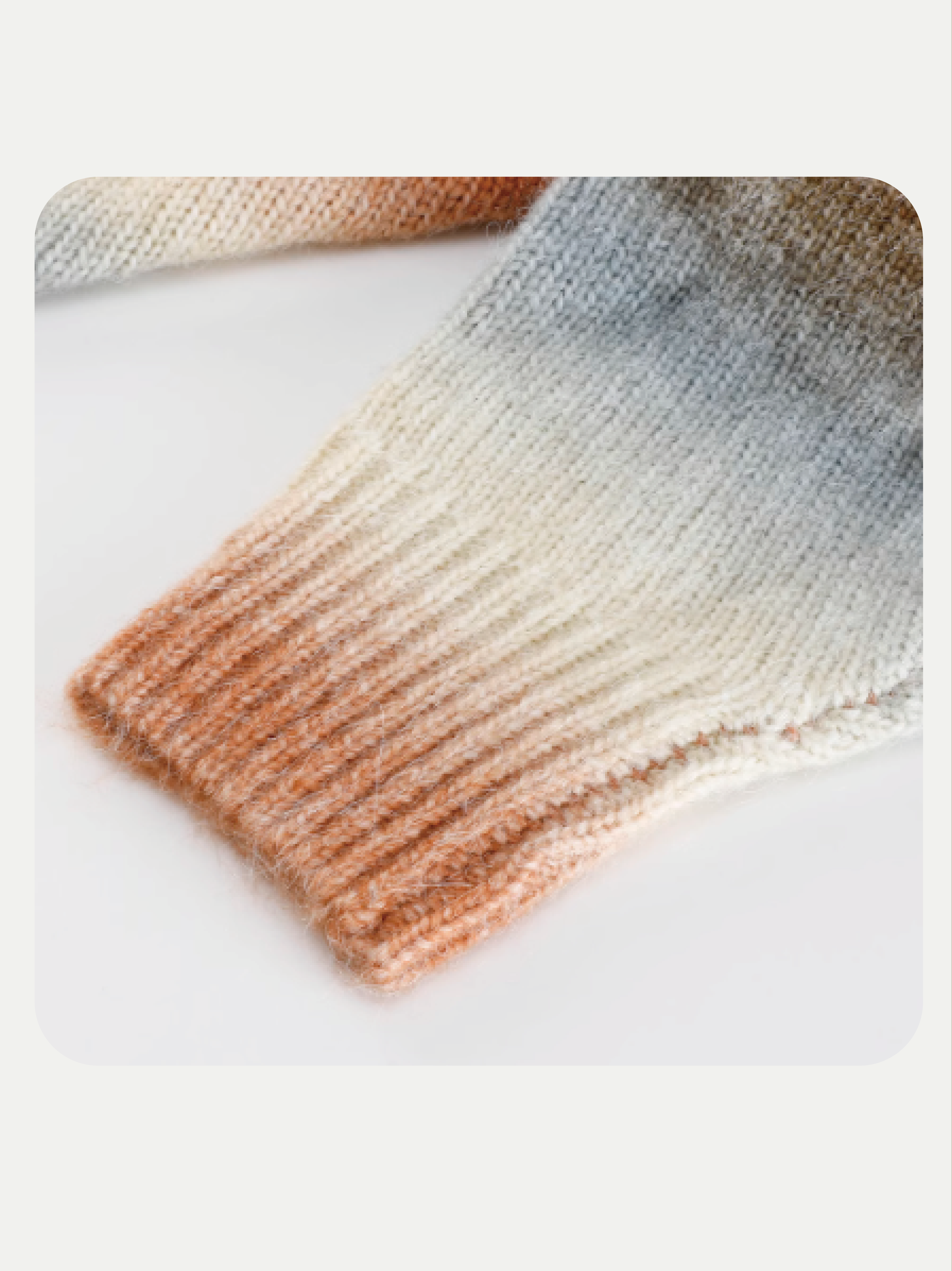 Voluminous Gradient Cardigan 