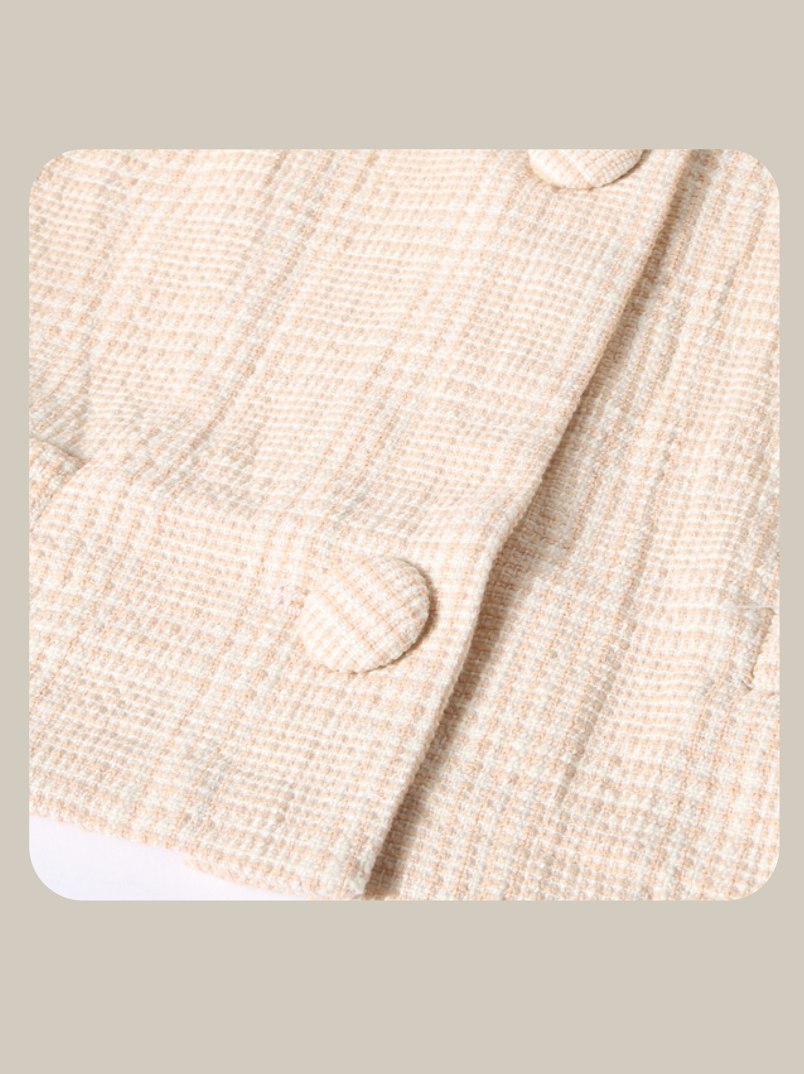 Tweed Puff Sleeve Jacket/ツイード パフ スリーブ ジャケット
