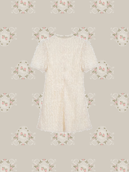 Texture Mesh Style Pearl Dress/テクスチャーメッシュスタイルパールドレス