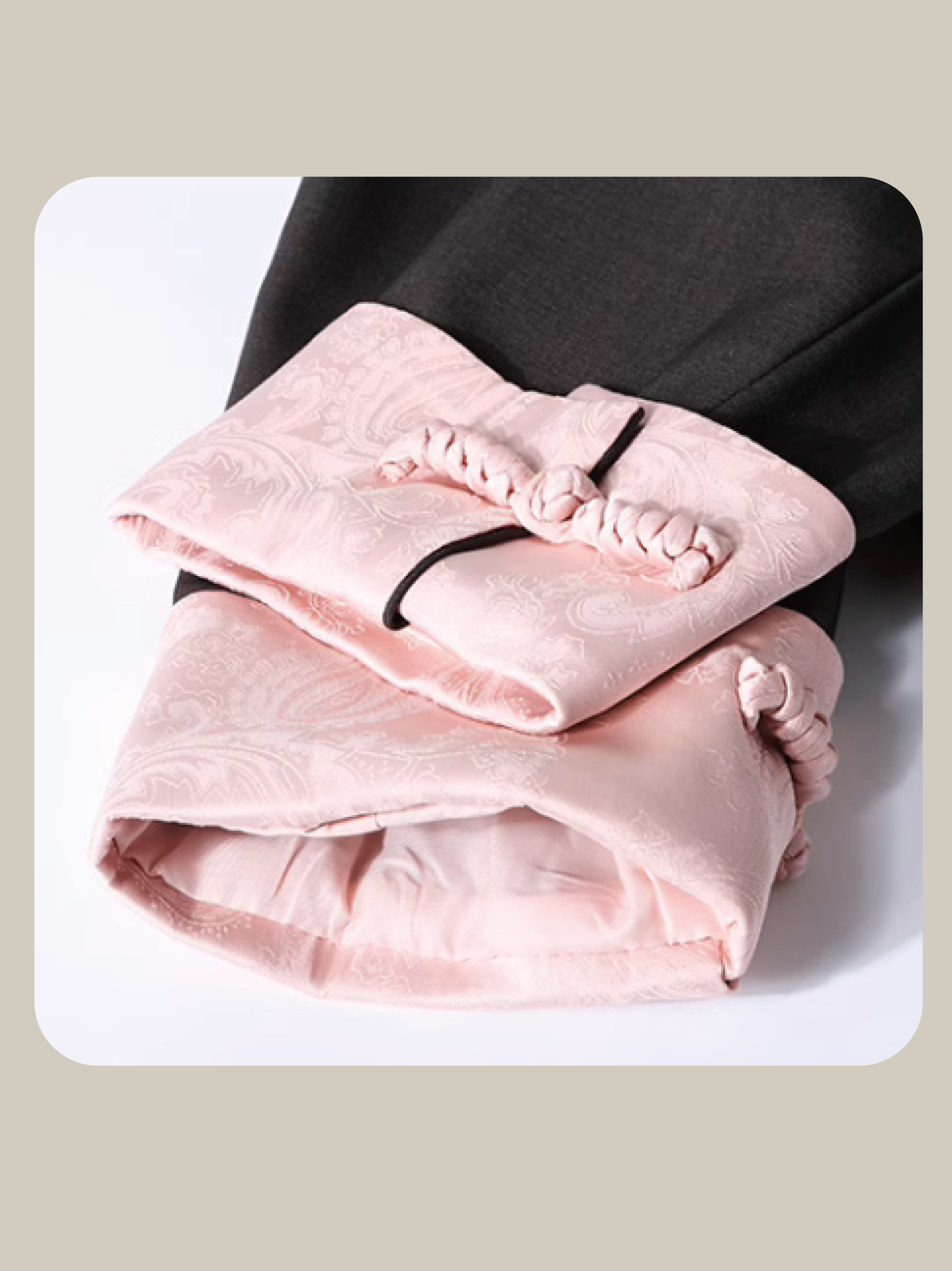 Pink Stitching Loose Jacket 