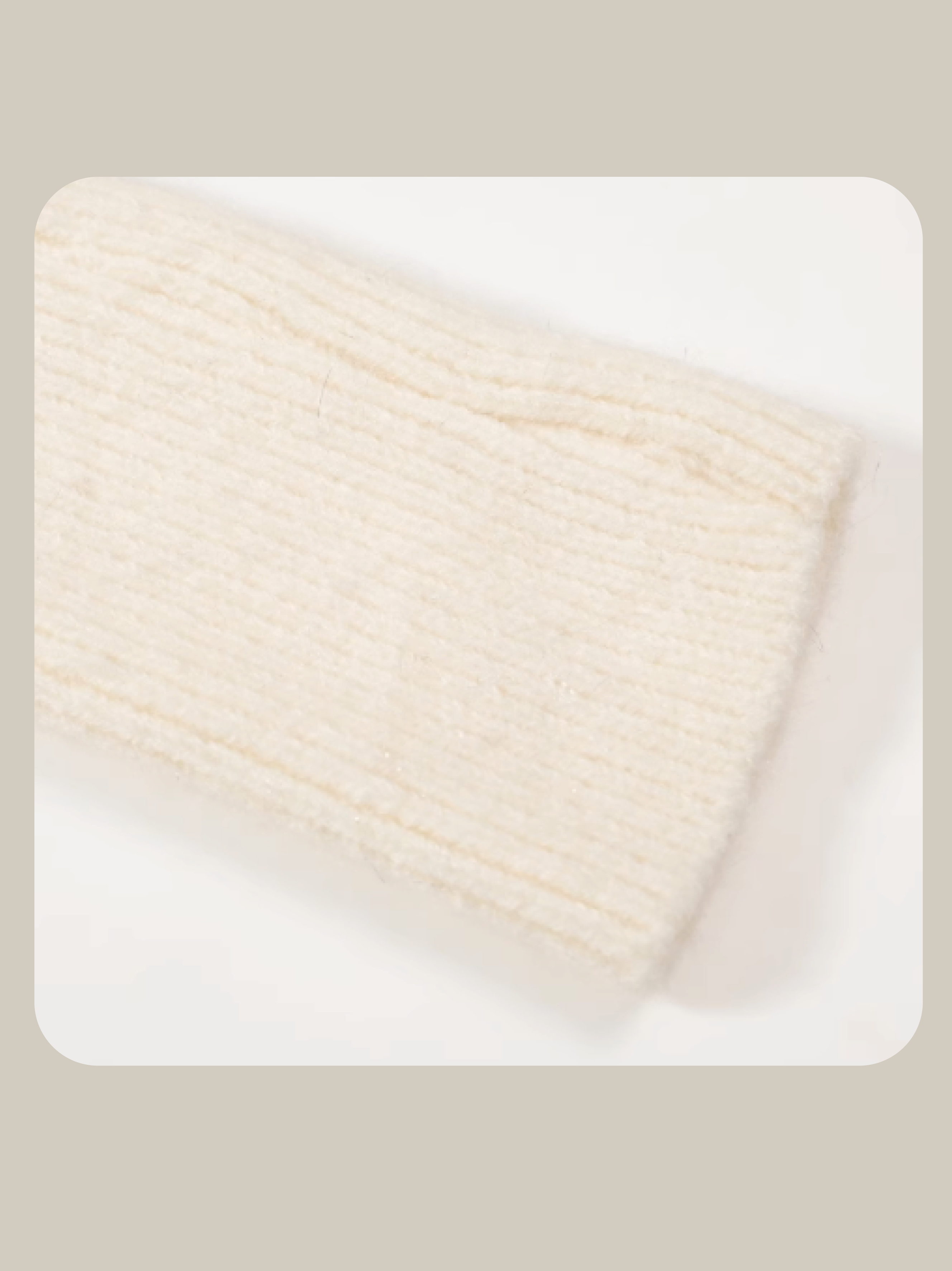 Moveable Sleeve Rib Sweater 袖リブセーター