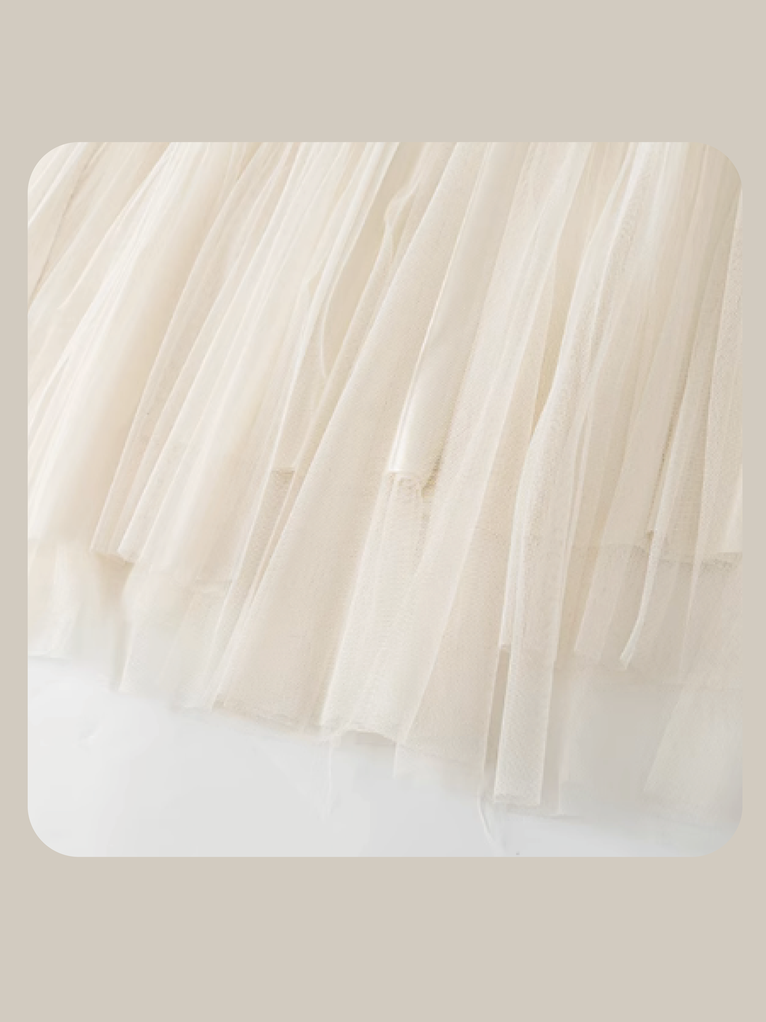 Unbalance Mesh Ribbon Pleats Skirt 