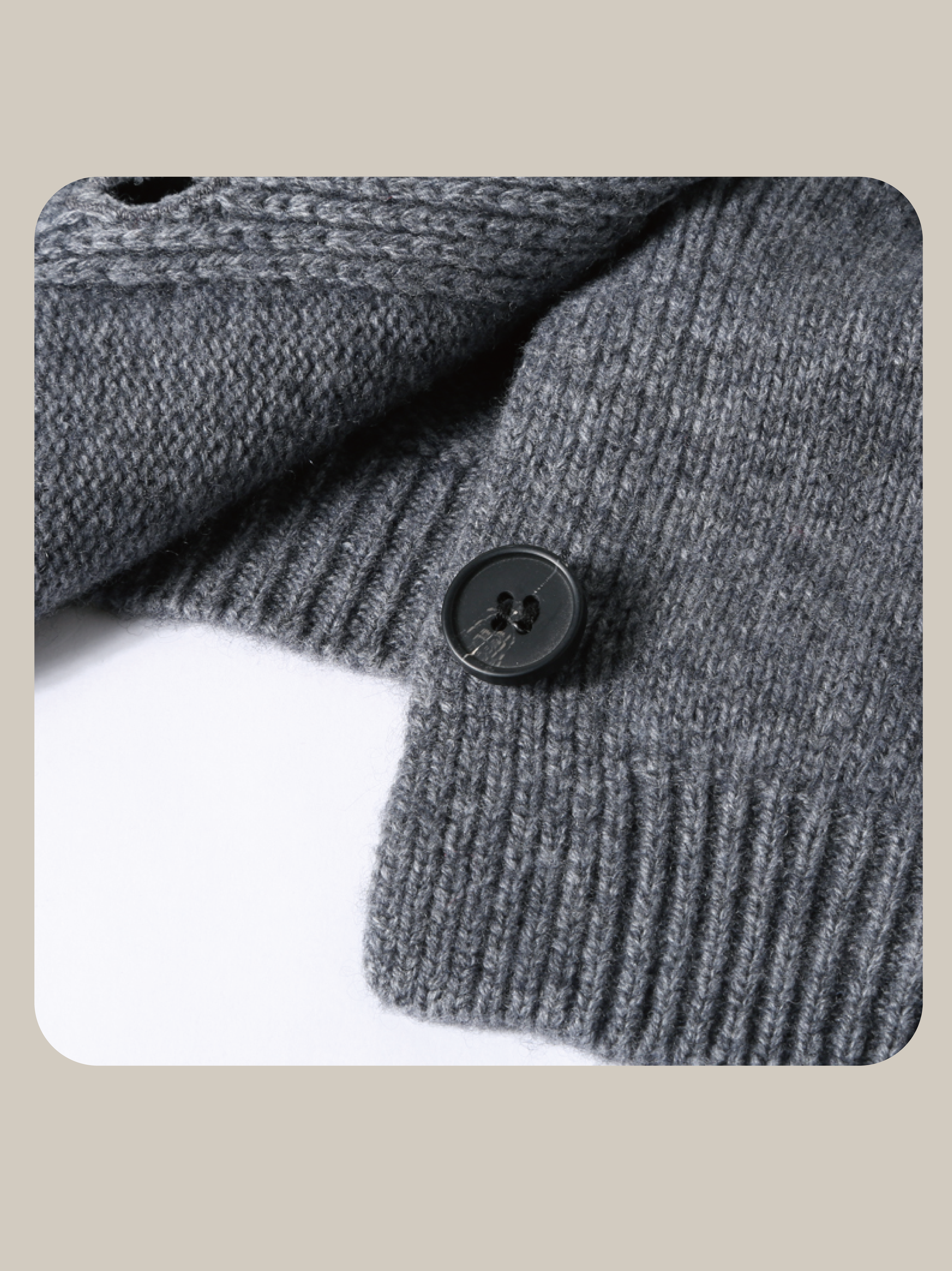 Sleeveless Button Up Wool Vest/ノースリーブ ボタンアップ ウール ベスト