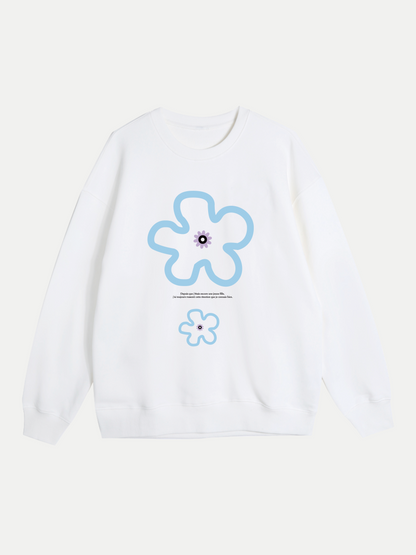 予約商品・LA POMME petit+ Flower Sketch Sweater