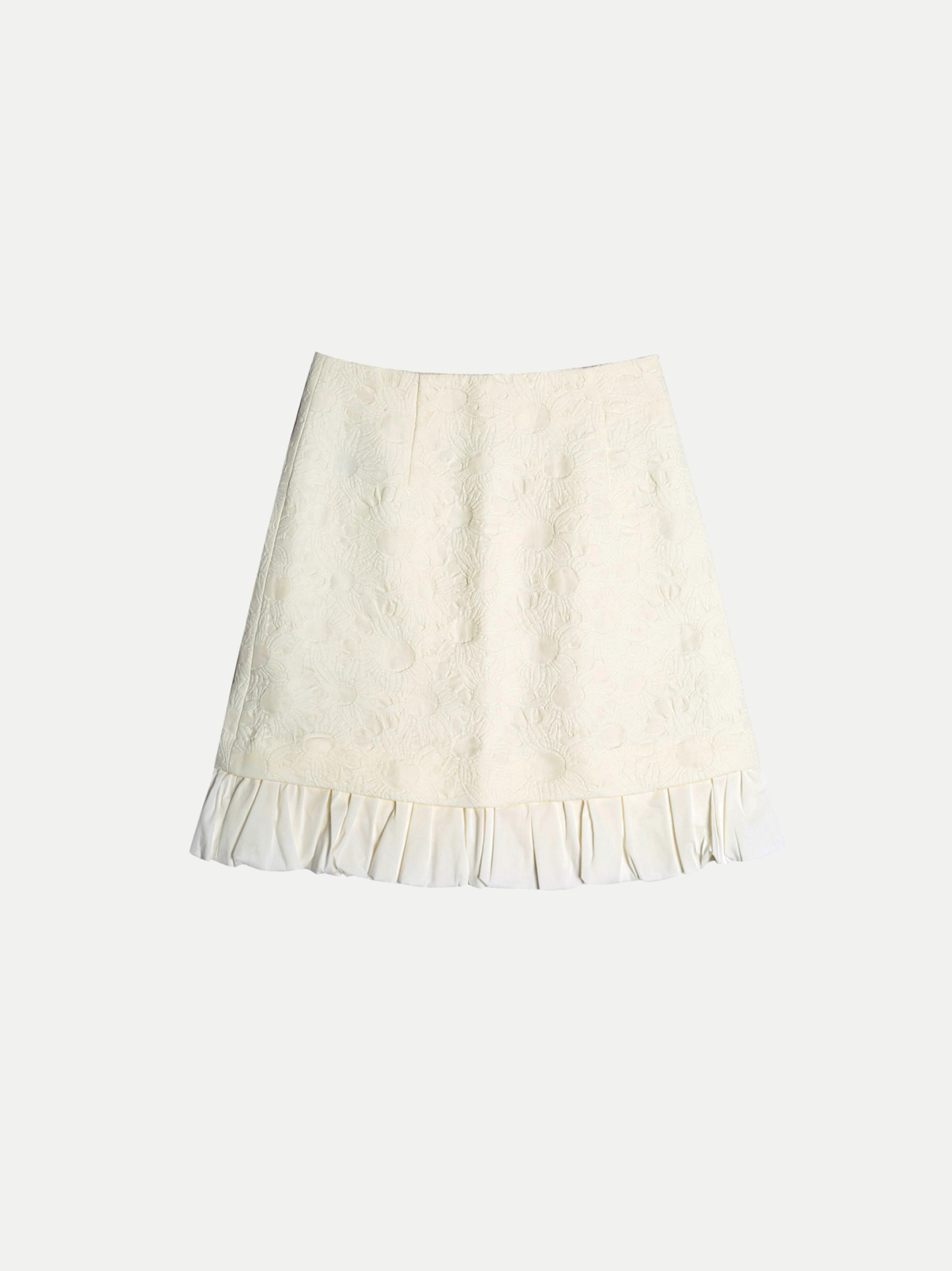 Jacquard Pearl Deco Skirt
