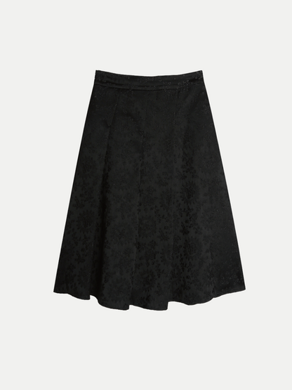 Floral Jacquard Skirt