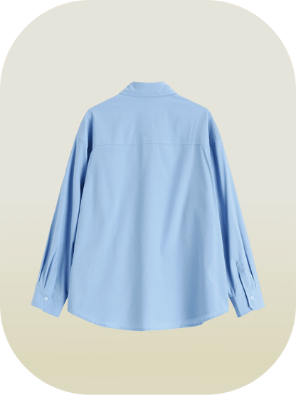 Pocket Deco Loose Shirt - LOVE POMME POMME