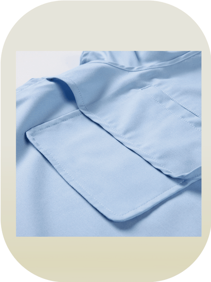 Pocket Deco Loose Shirt - LOVE POMME POMME