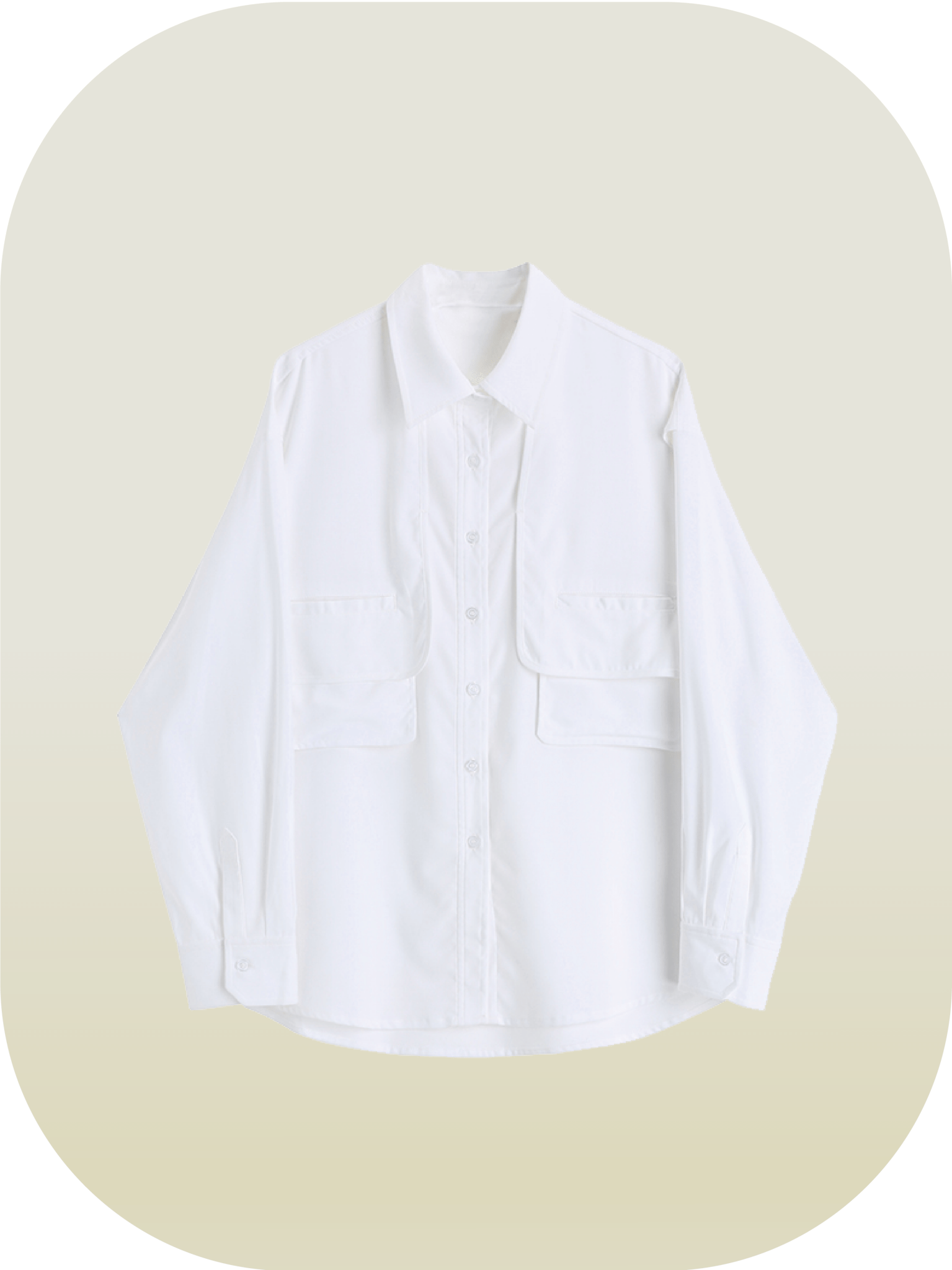 Pocket Deco Loose Shirt - LOVE POMME POMME