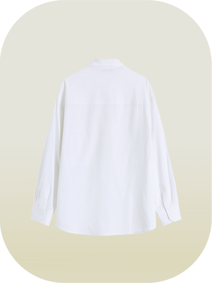 Pocket Deco Loose Shirt - LOVE POMME POMME