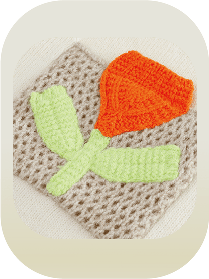 Polo Garden Applique Knit - LOVE POMME POMME