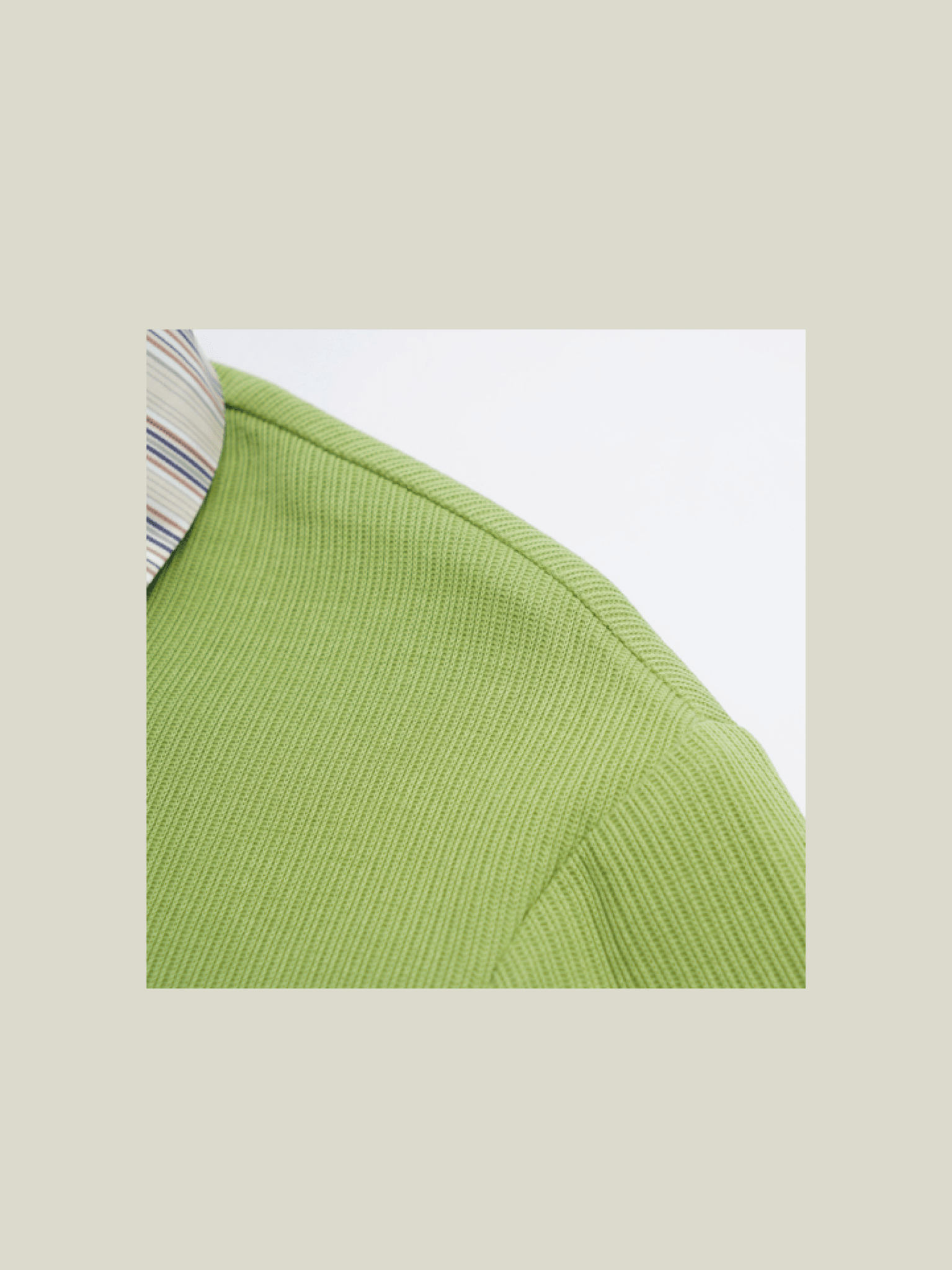 Print Knit Patchwork Shirt - LOVE POMME POMME