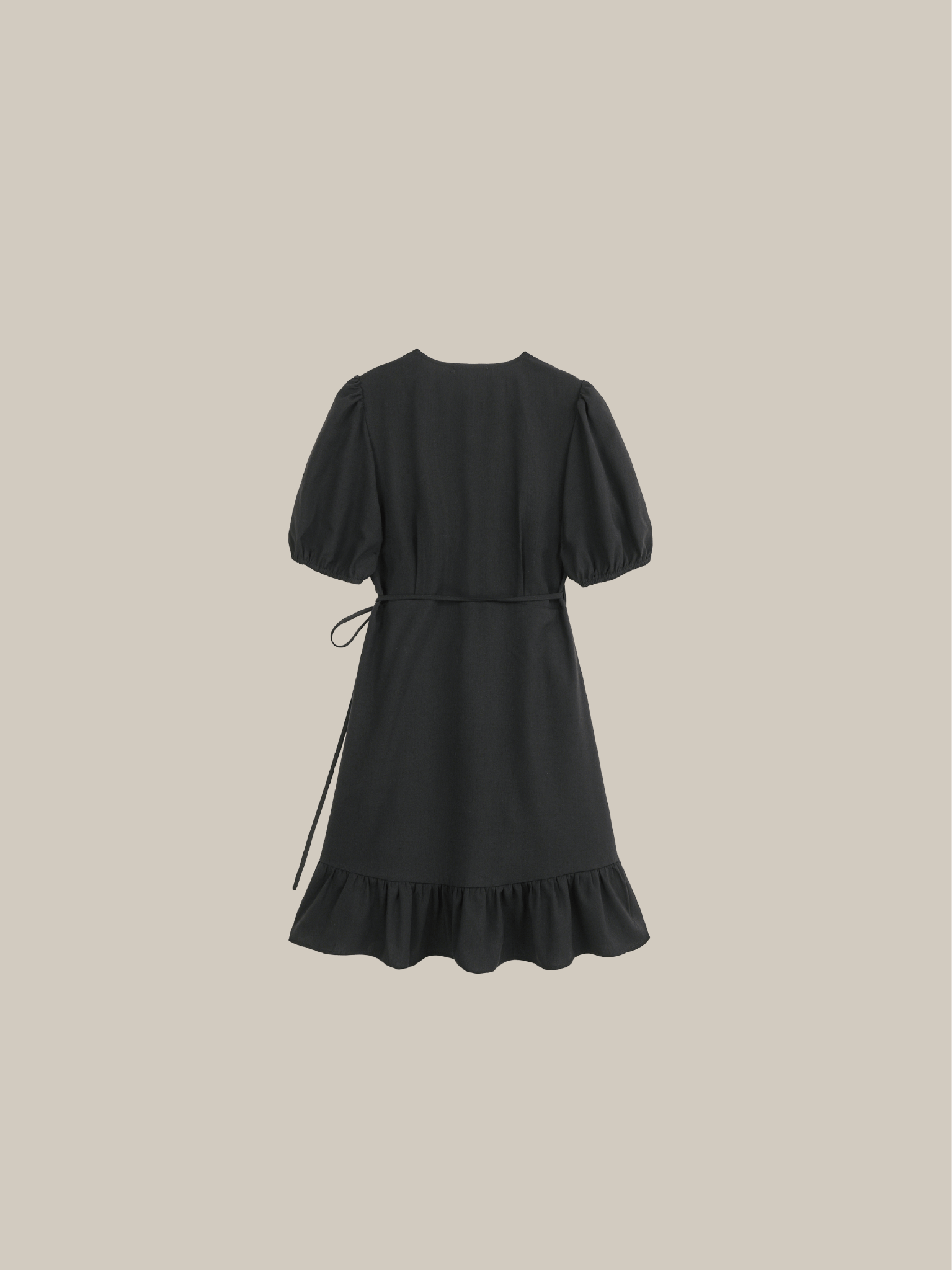 Puff Sleeve Frill Dress - LOVE POMME POMME