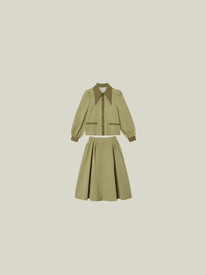 Puff Sleeve Jacket Set-Up - LOVE POMME POMME