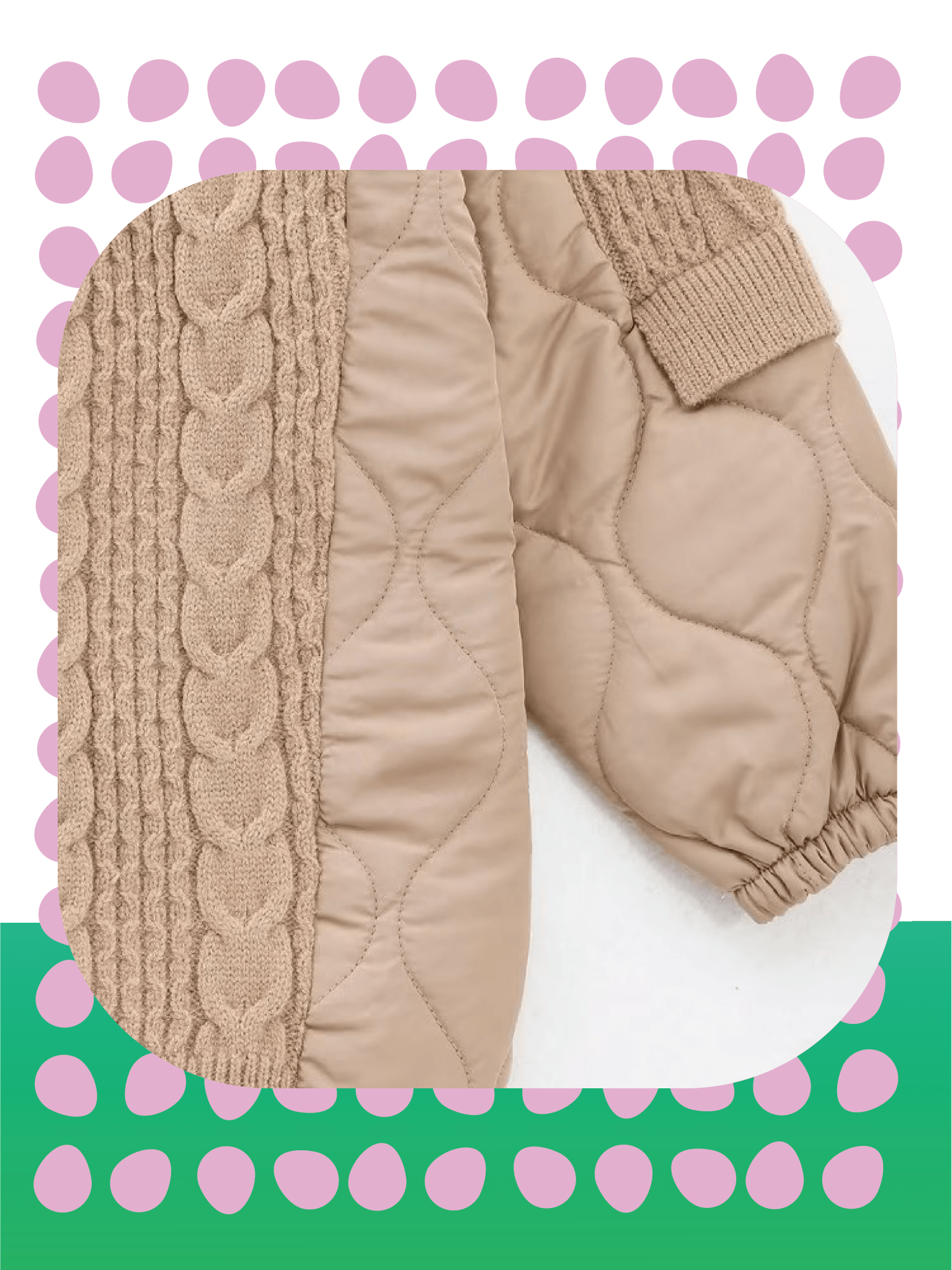 Puffer Patch Knit Tops - LOVE POMME POMME