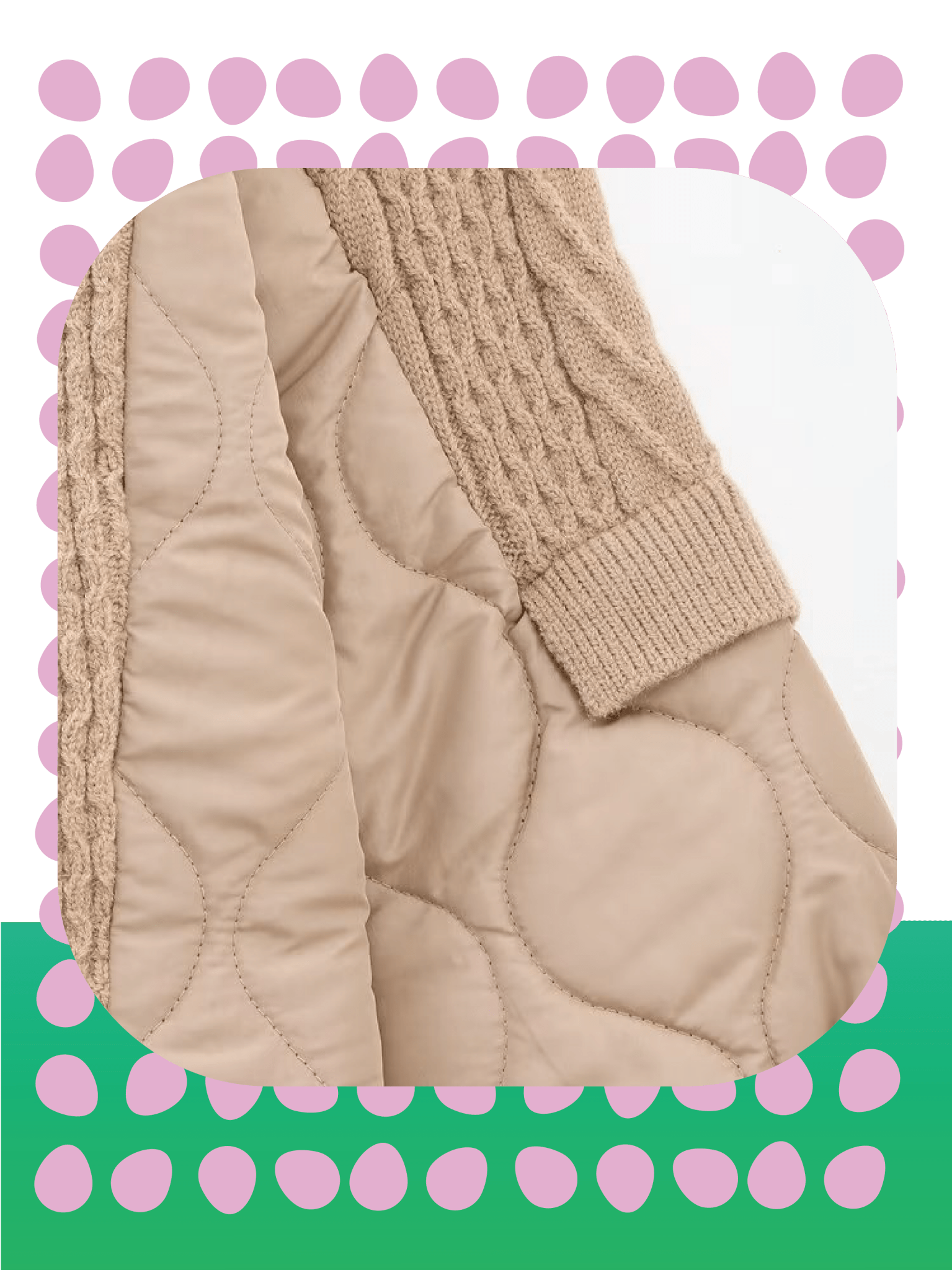 Puffer Patch Knit Tops - LOVE POMME POMME