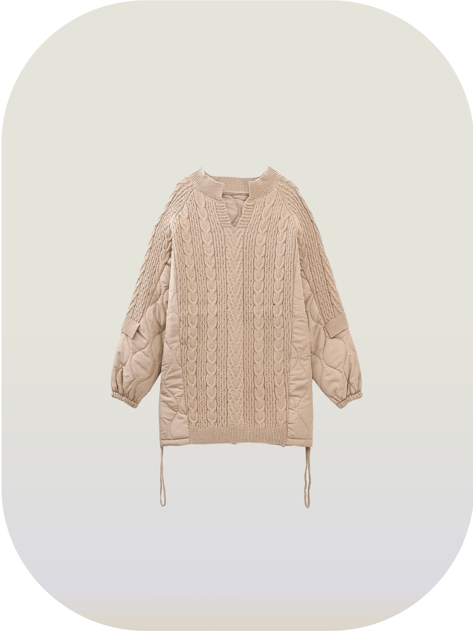 Puffer Patch Knit Tops - LOVE POMME POMME