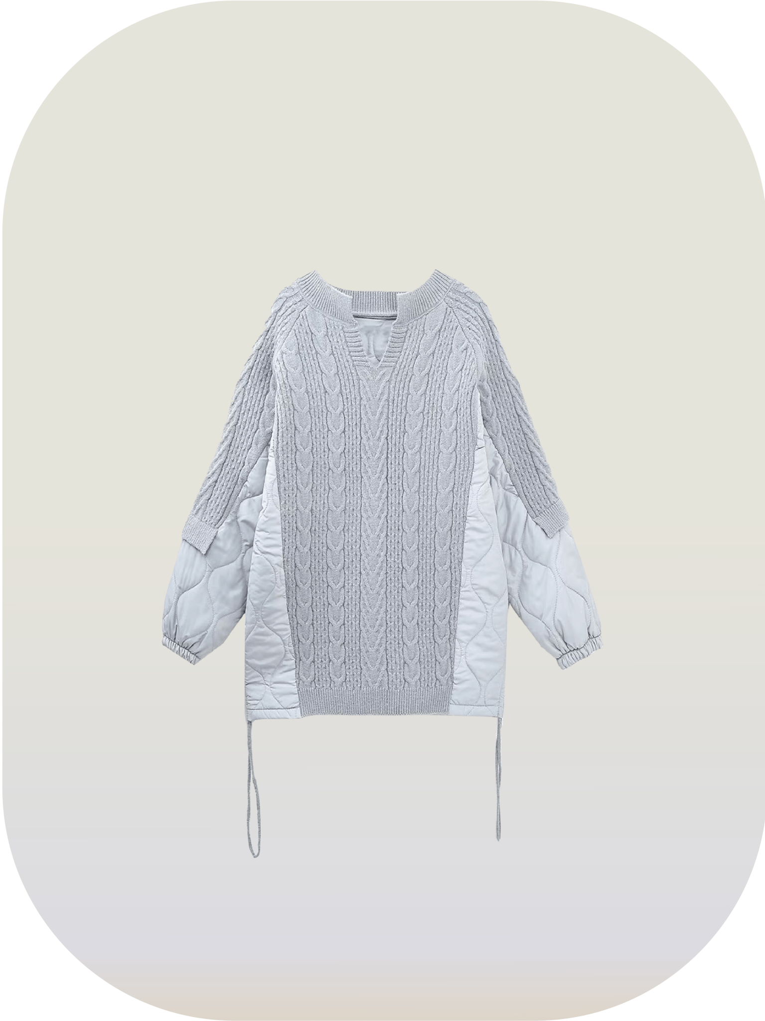 Puffer Patch Knit Tops - LOVE POMME POMME