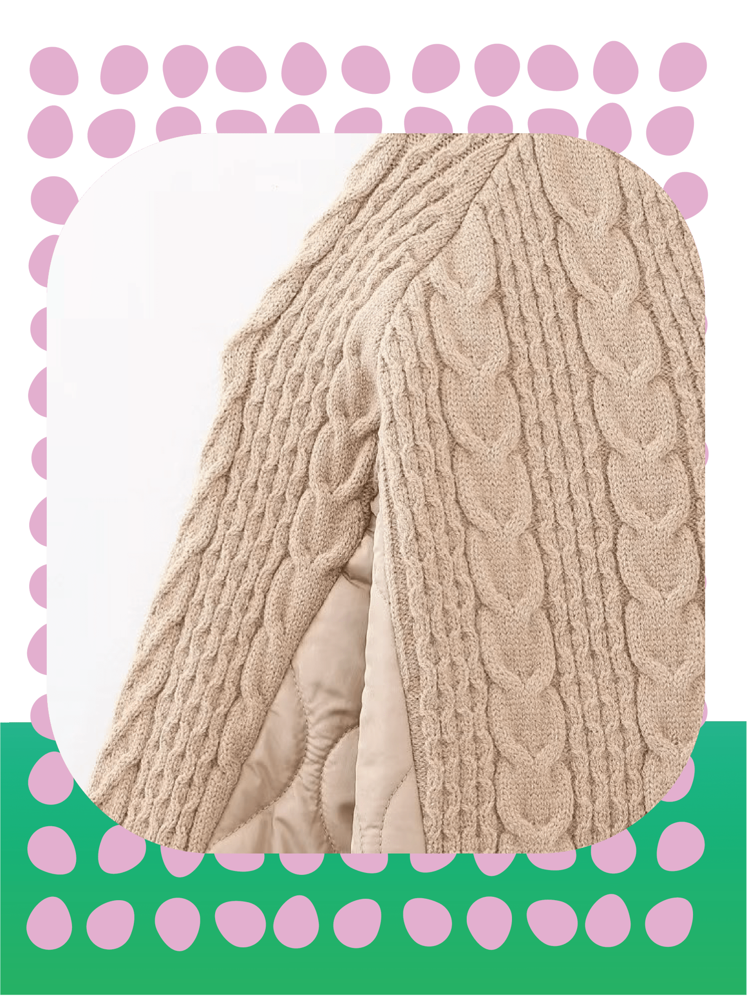 Puffer Patch Knit Tops - LOVE POMME POMME