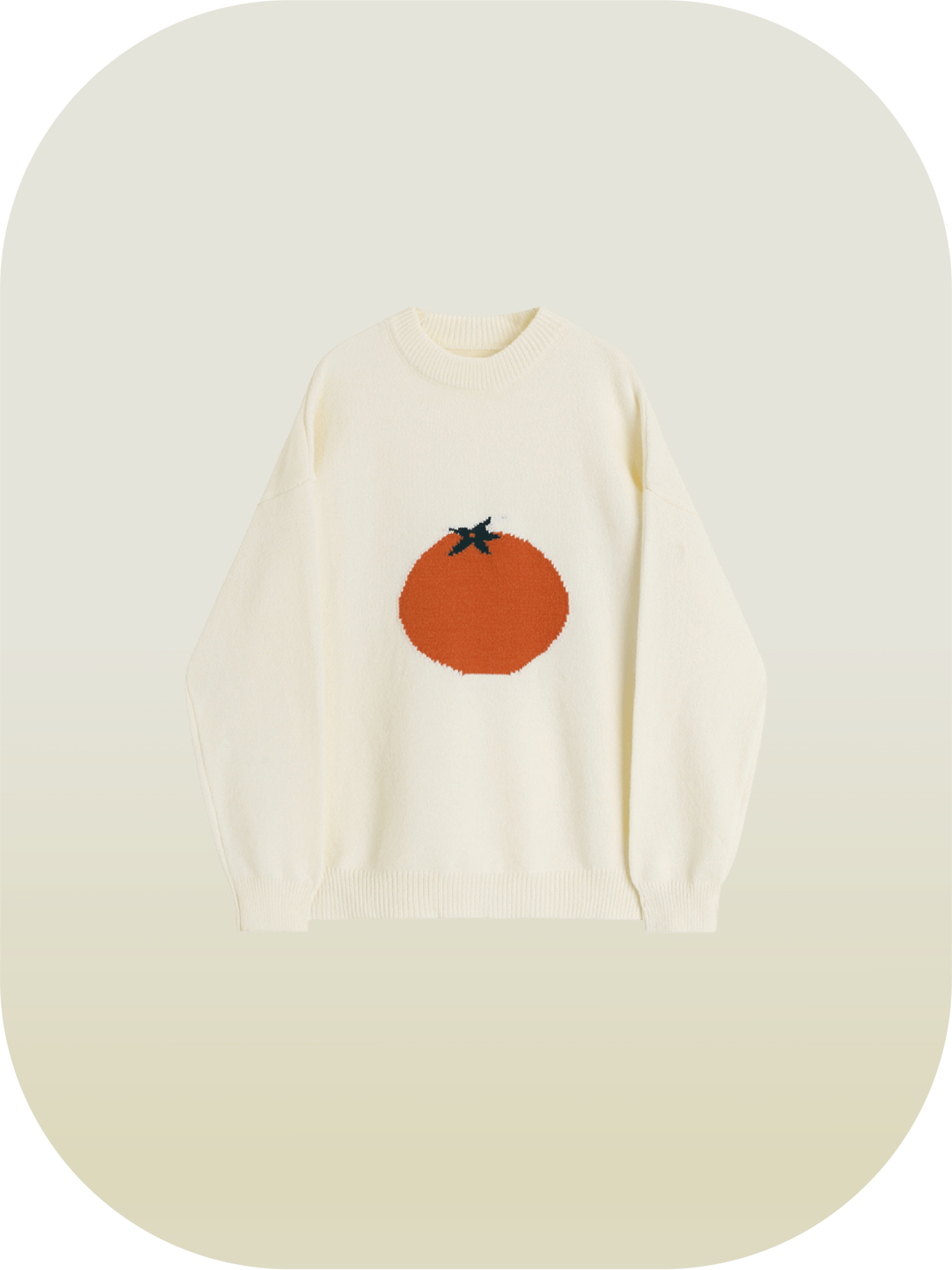 Relaxed Fruits Pattern Knit - LOVE POMME POMME