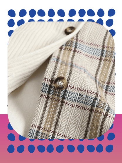 Retro Check Patch Shirt - LOVE POMME POMME