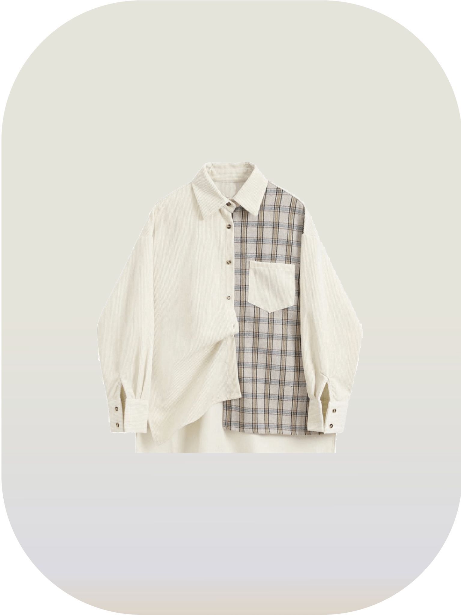 Retro Check Patch Shirt - LOVE POMME POMME