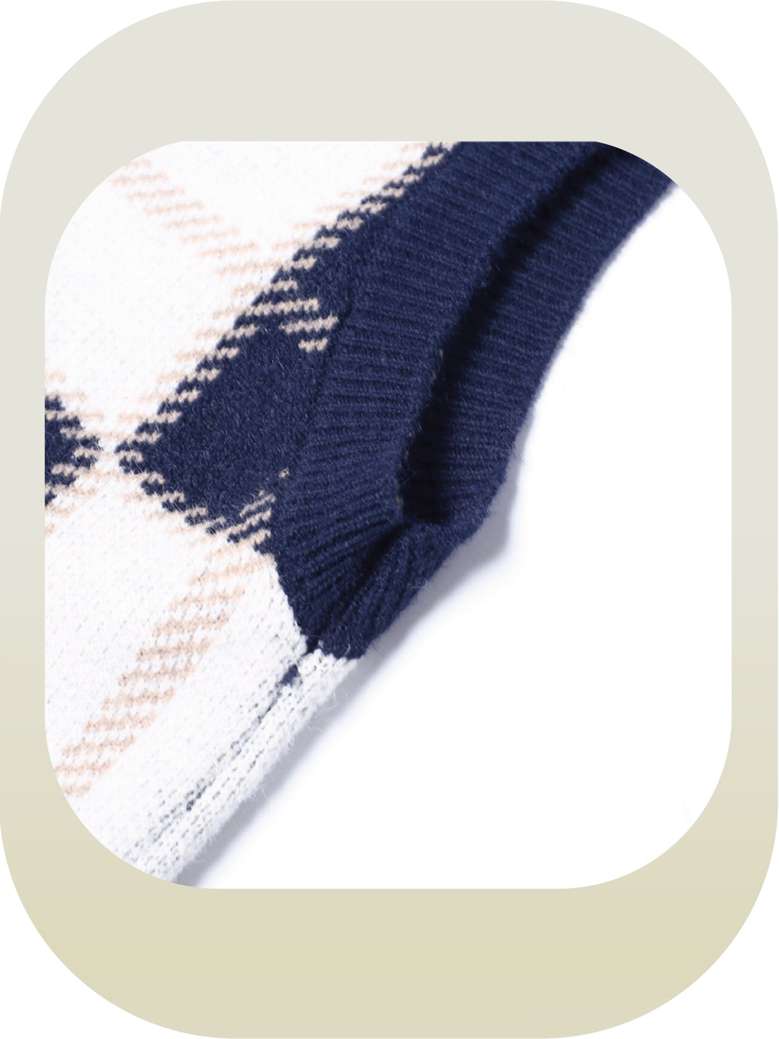 Retro Plaid Knit Vest - LOVE POMME POMME