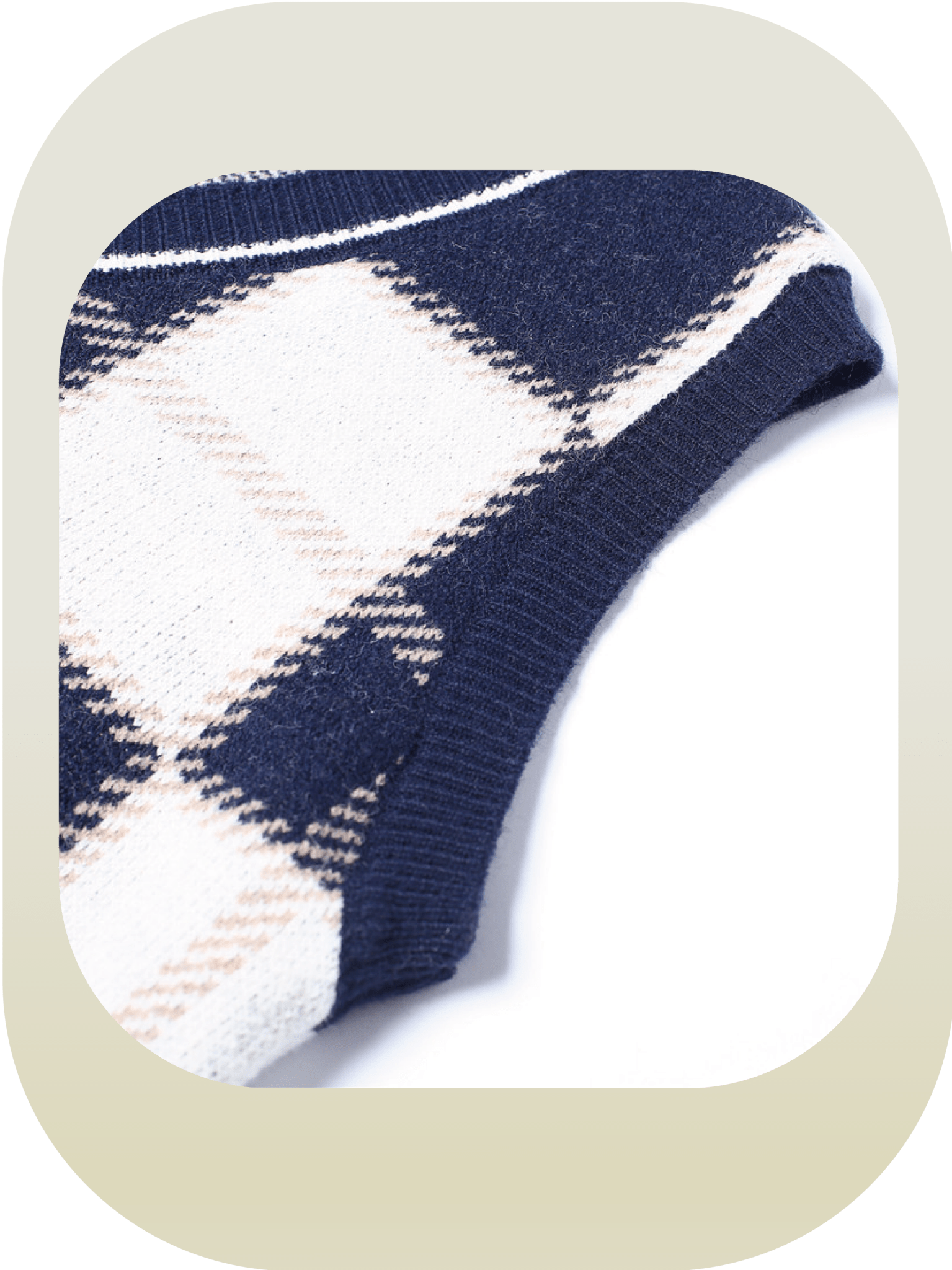 Retro Plaid Knit Vest - LOVE POMME POMME