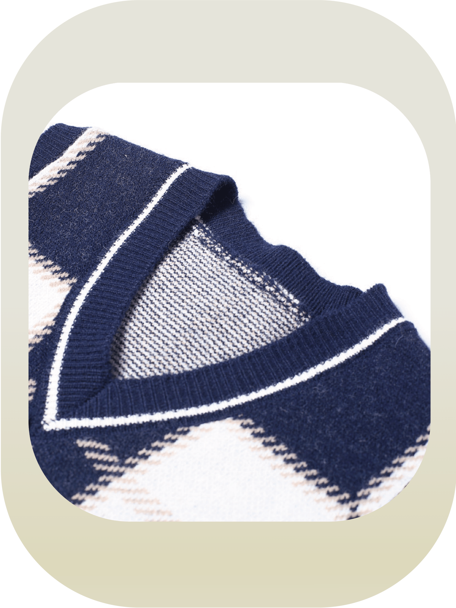 Retro Plaid Knit Vest - LOVE POMME POMME