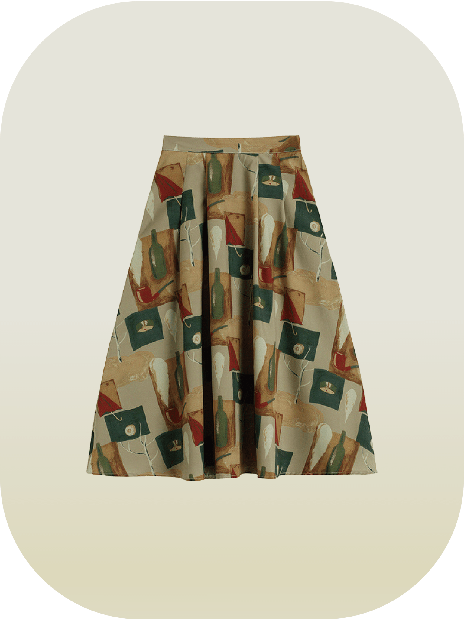Retro Print Skirt Set Up - LOVE POMME POMME