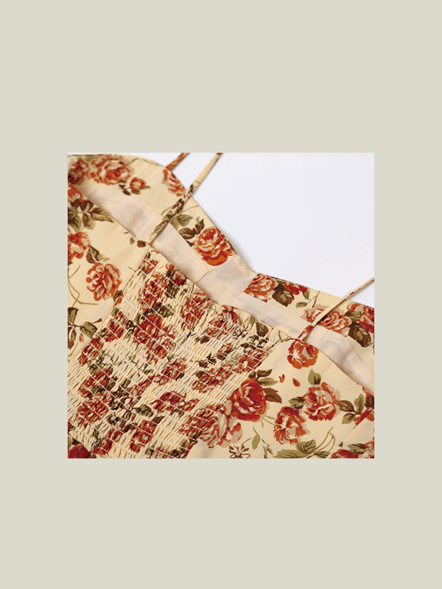 Rose Printed Camisole Dress - LOVE POMME POMME