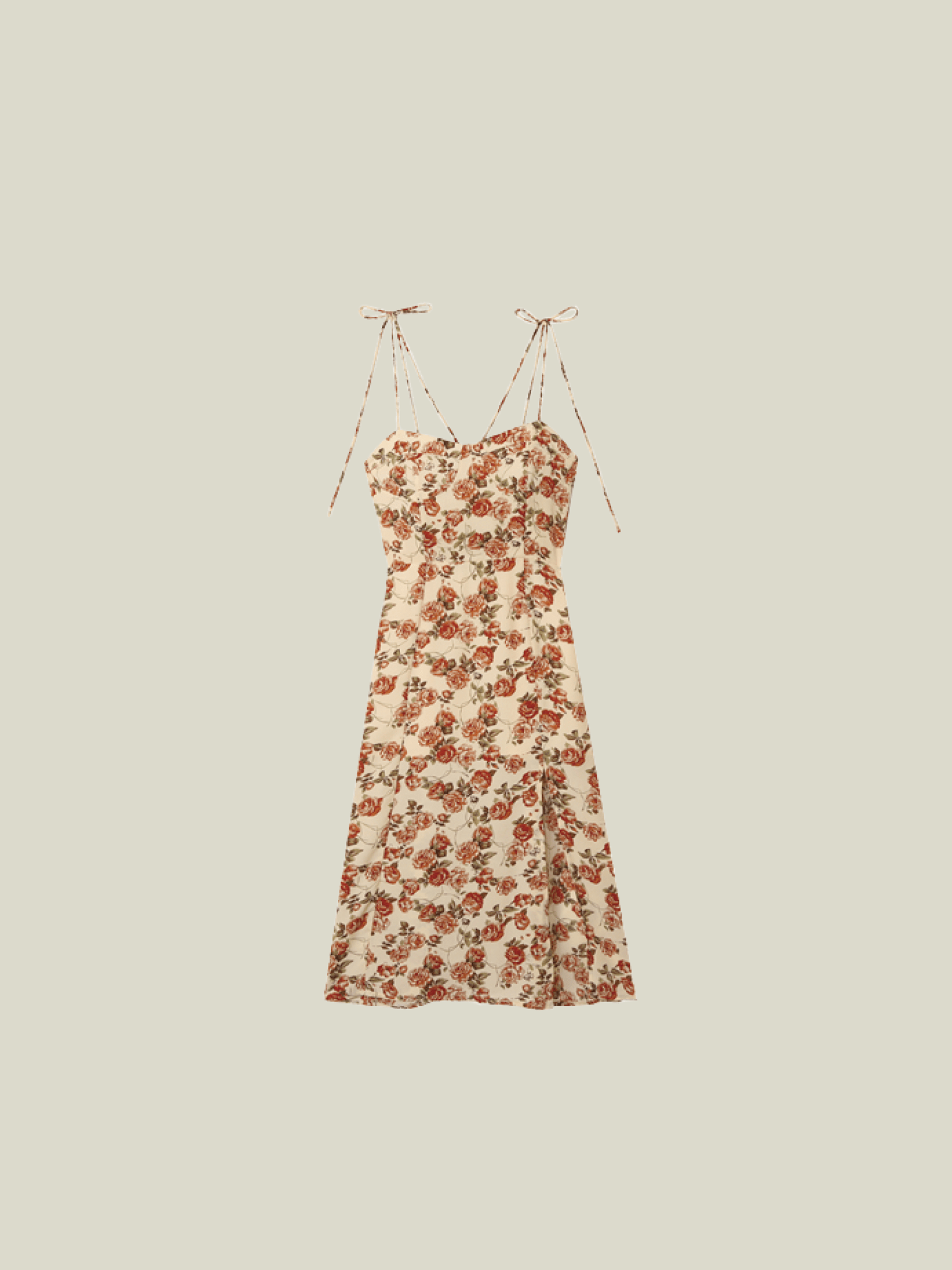 Rose Printed Camisole Dress - LOVE POMME POMME