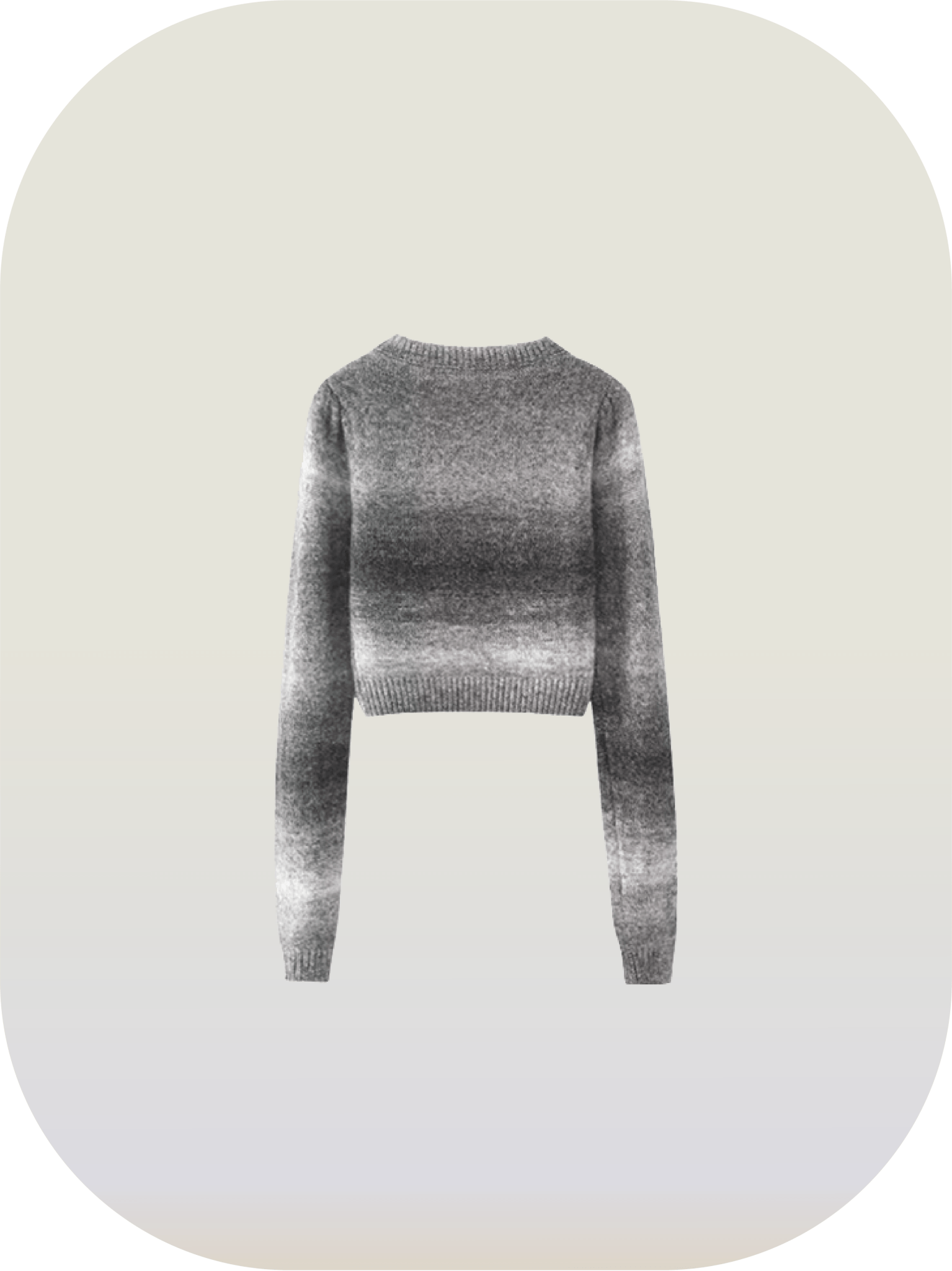Round Collar Short Sweater - LOVE POMME POMME