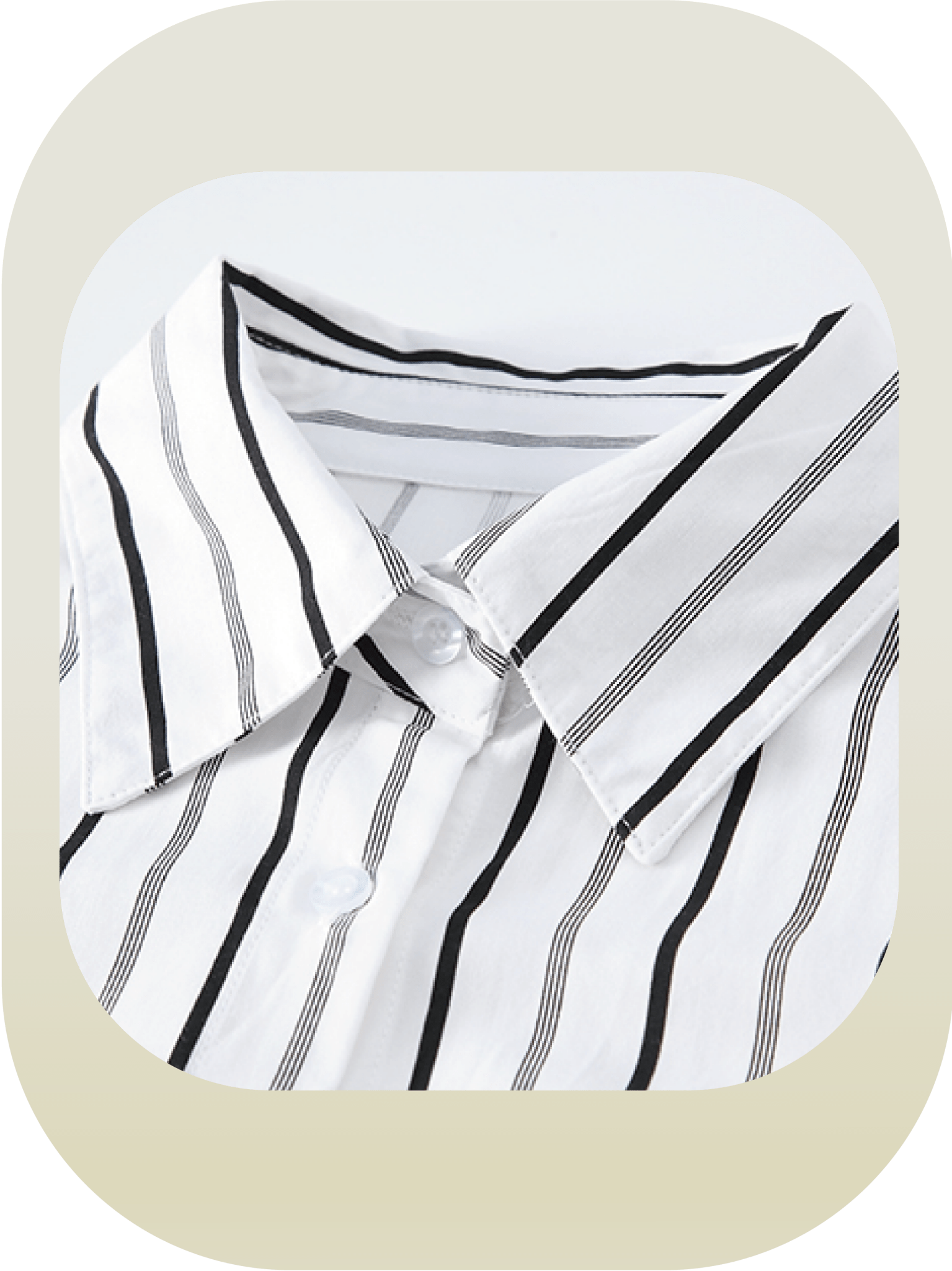 Shawl Stripe Shirt - LOVE POMME POMME