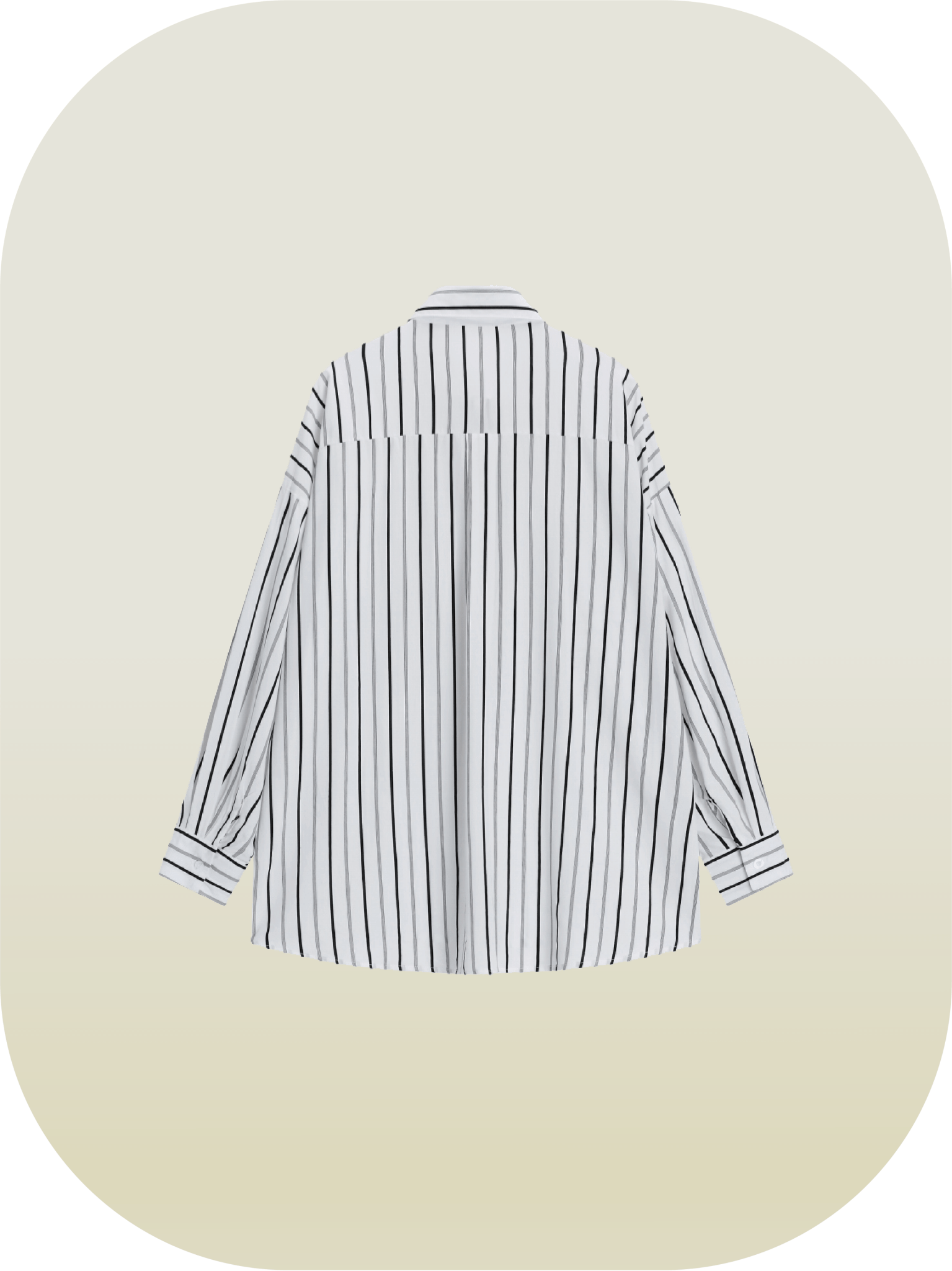 Shawl Stripe Shirt - LOVE POMME POMME