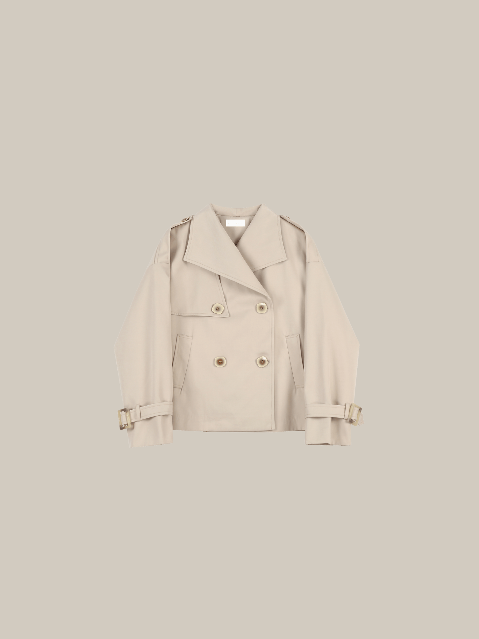 Short Double Trench Jacket - LOVE POMME POMME