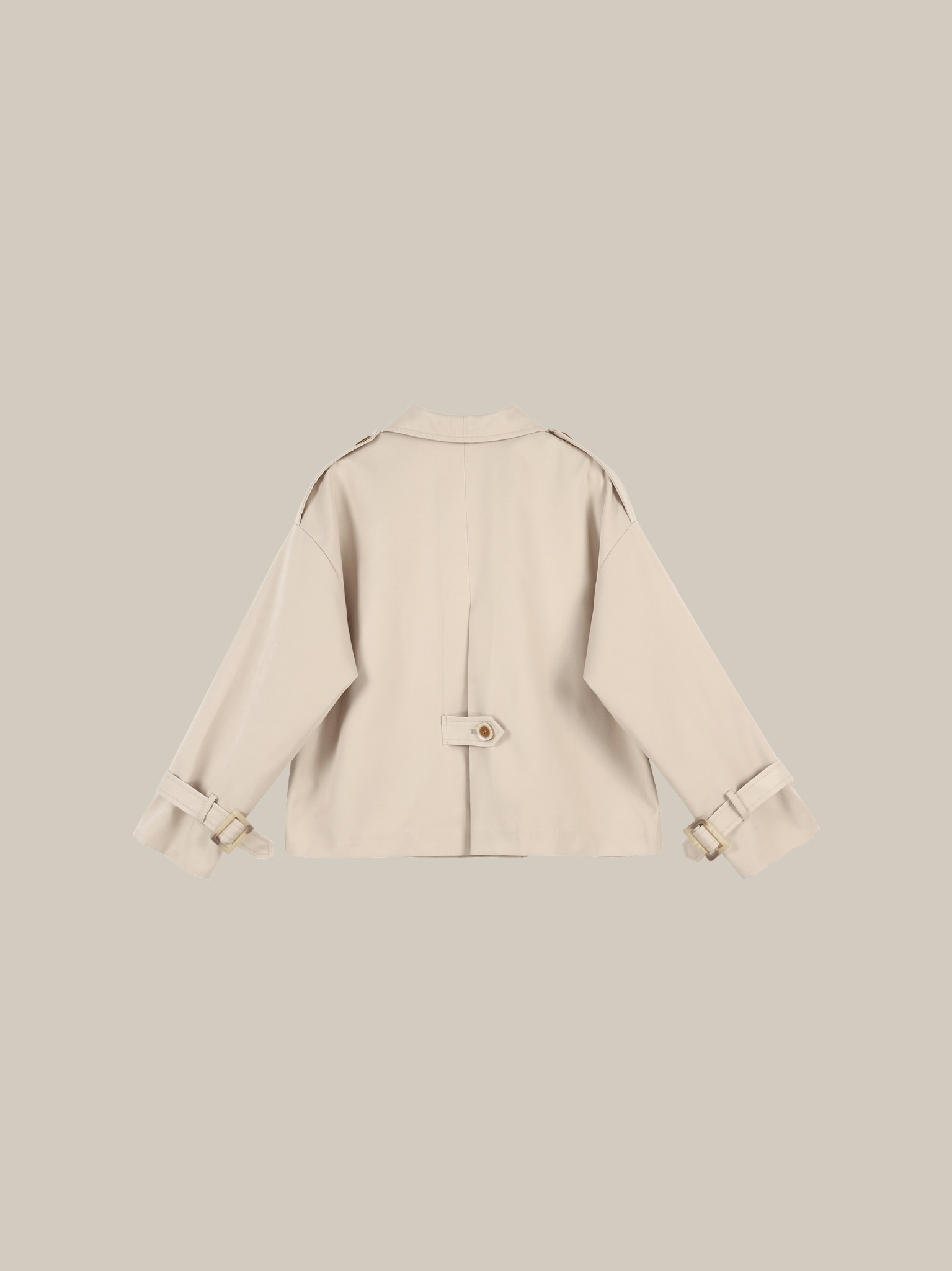 Short Double Trench Jacket - LOVE POMME POMME
