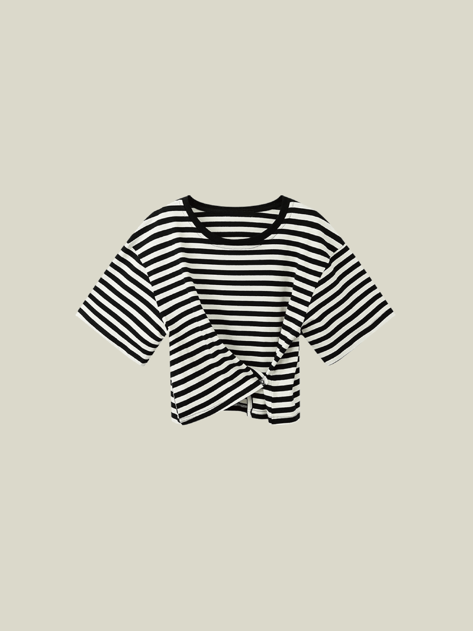 Simple Wasited Stripe T - LOVE POMME POMME