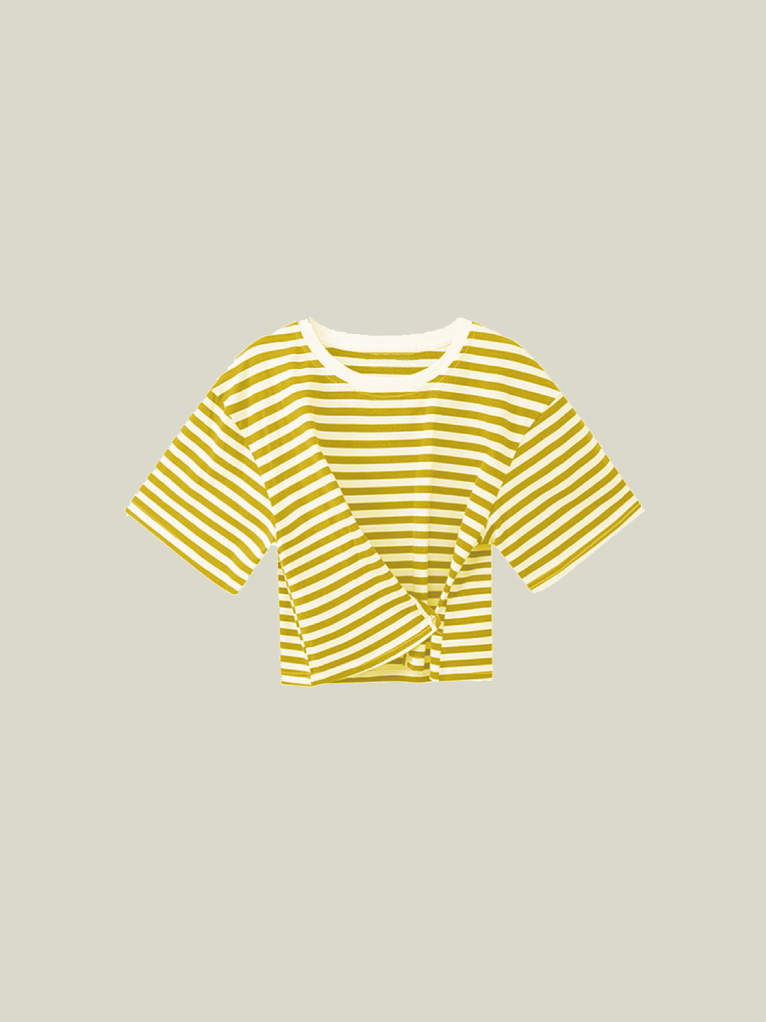 Simple Wasited Stripe T - LOVE POMME POMME