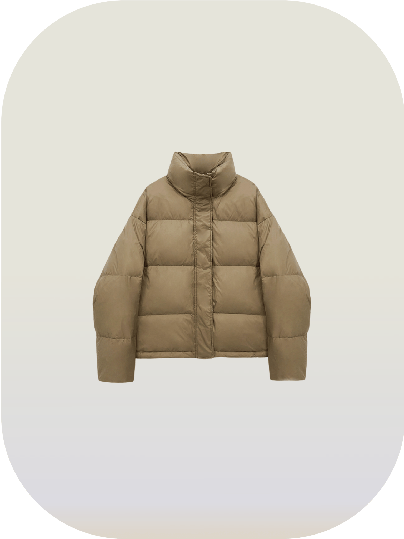 Stand Collar Short Down Jacket - LOVE POMME POMME