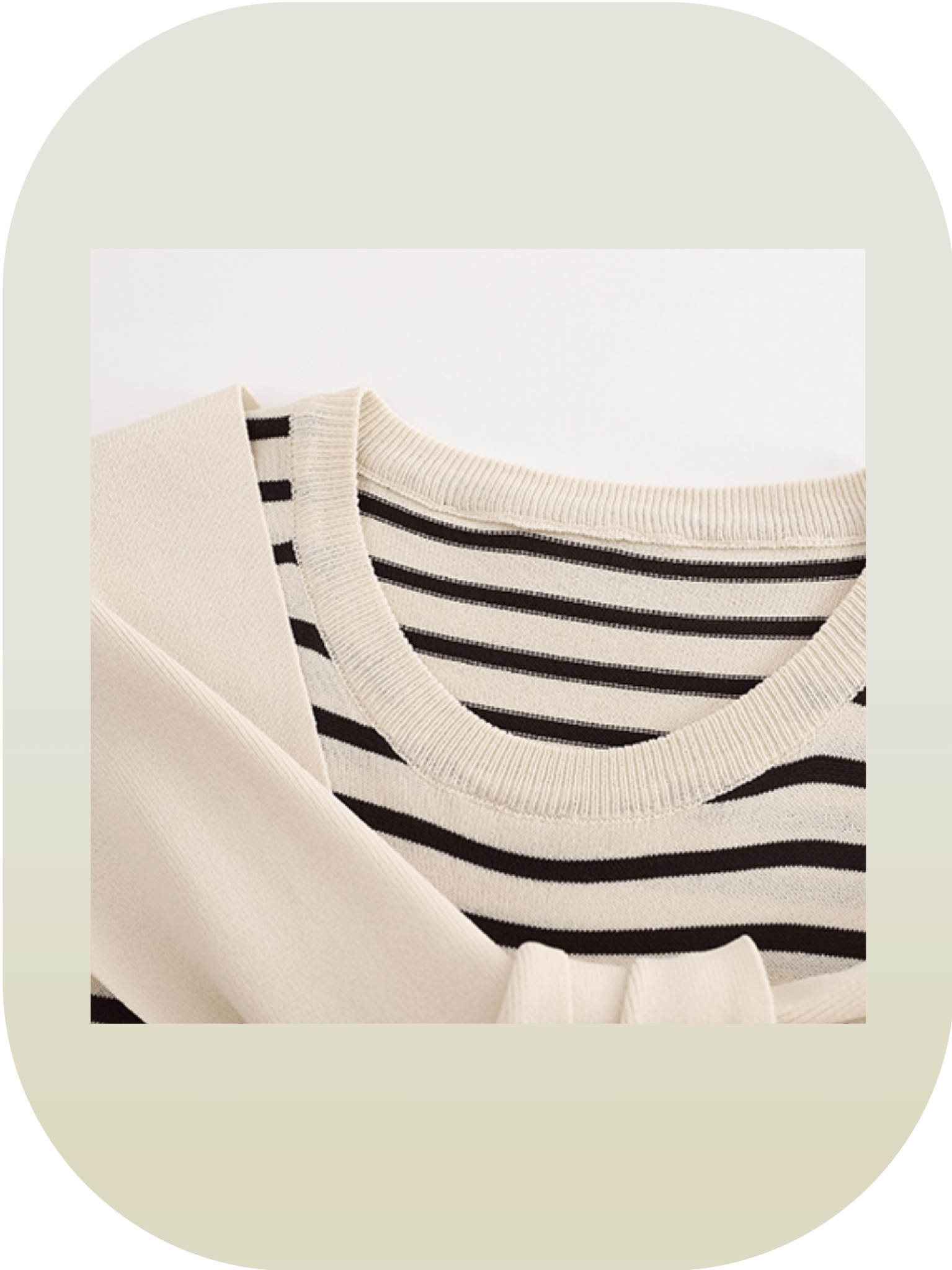 Stripe Docking Knit T - LOVE POMME POMME